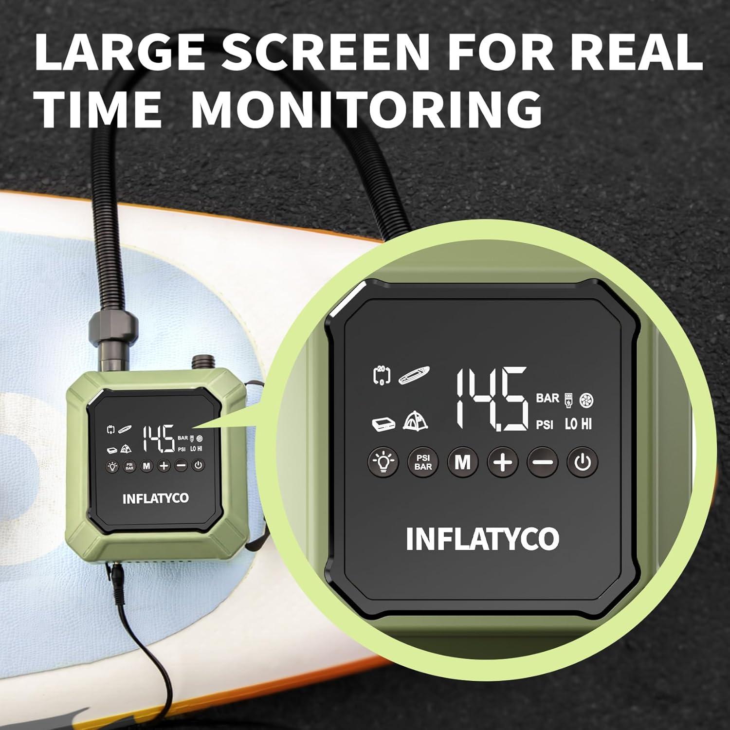 Bomba Eléctrica Inflable INFLATYCO Mini Pilot Whale 20PSI