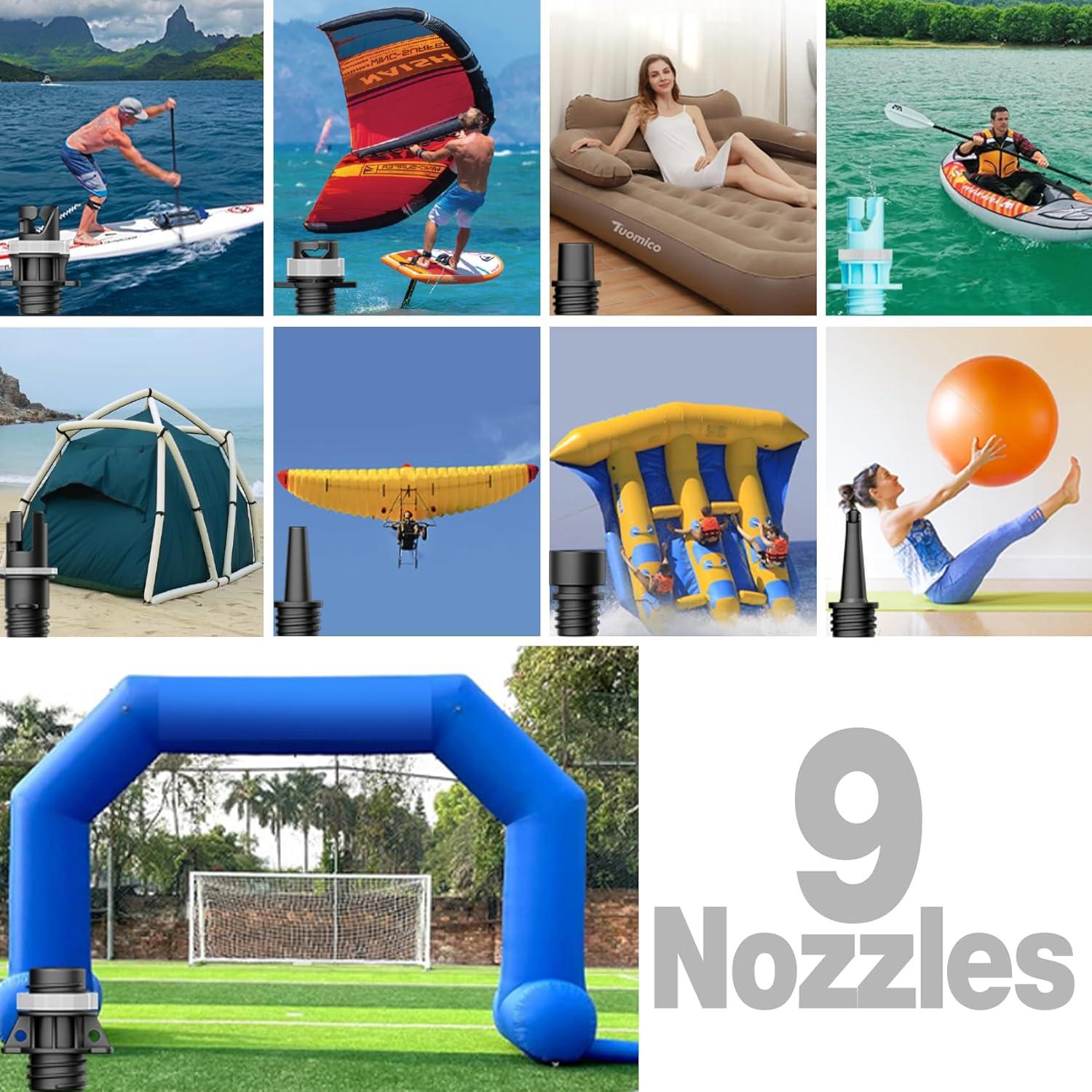 Bomba Eléctrica Inflable INFLATYCO Mini Pilot Whale 20PSI