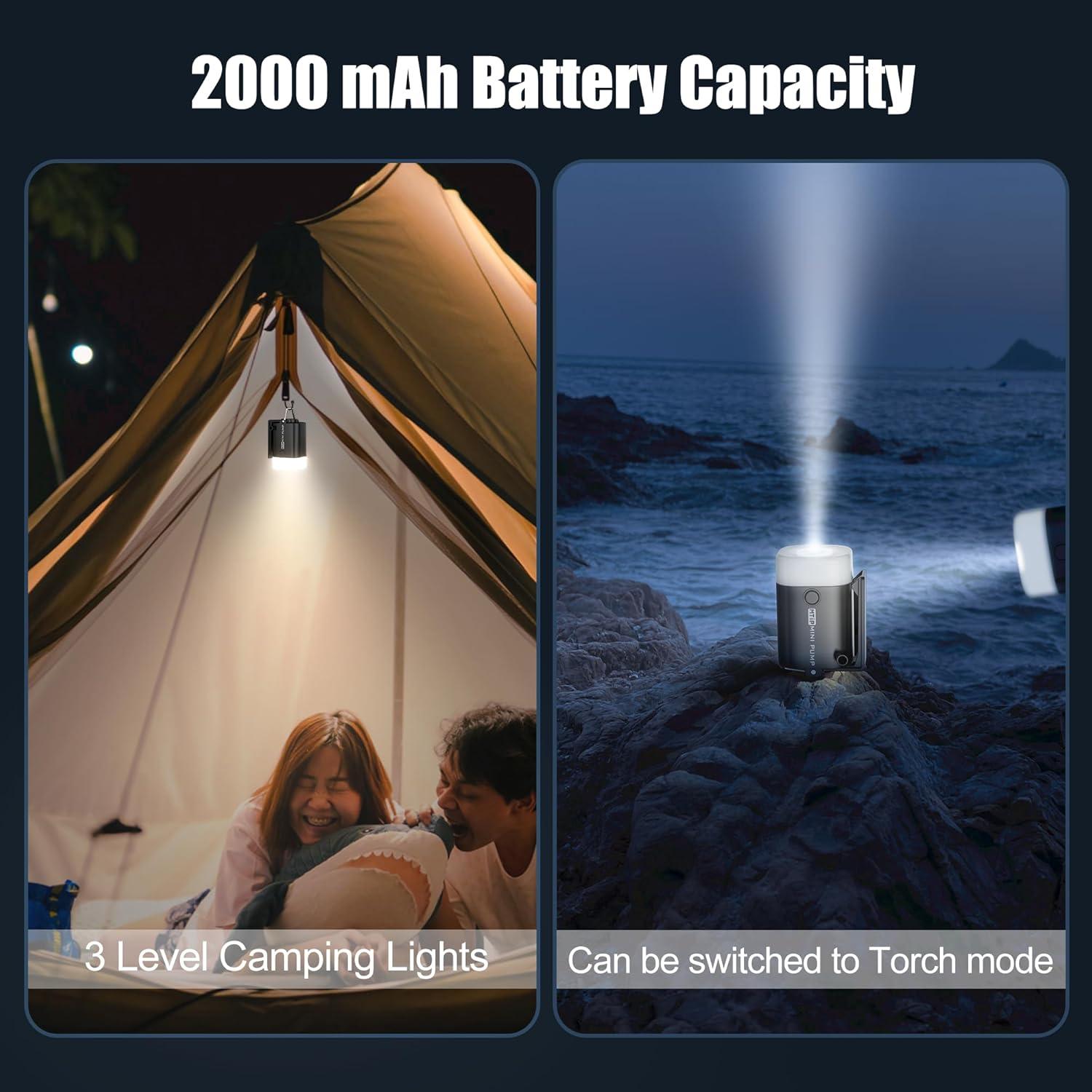 Bomba de Aire Portátil AWEEKEND 3kPa Recargable 2000mAh