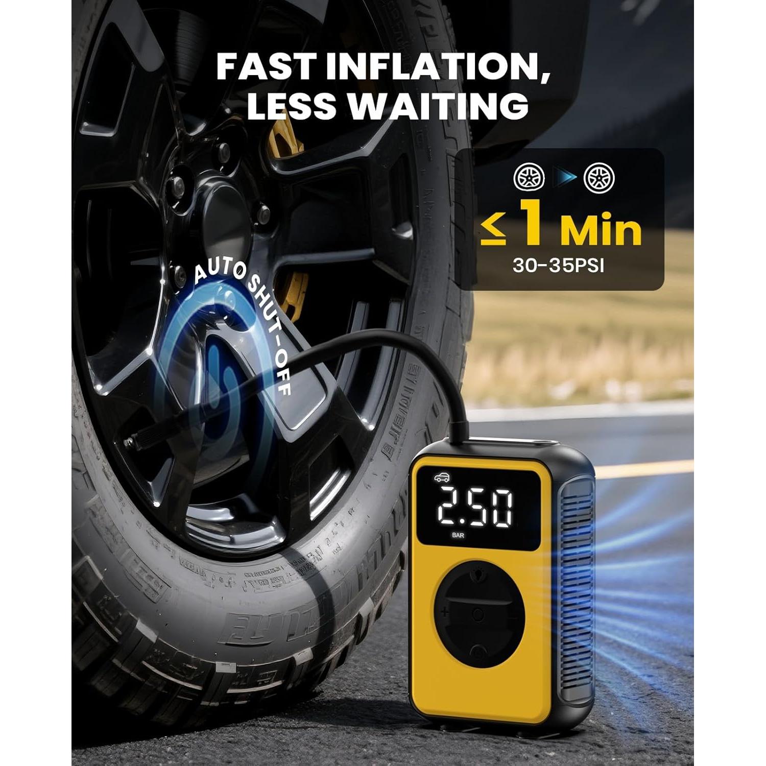 Compresor de Aire Portátil Osaiv P190 150PSI y 4kPa