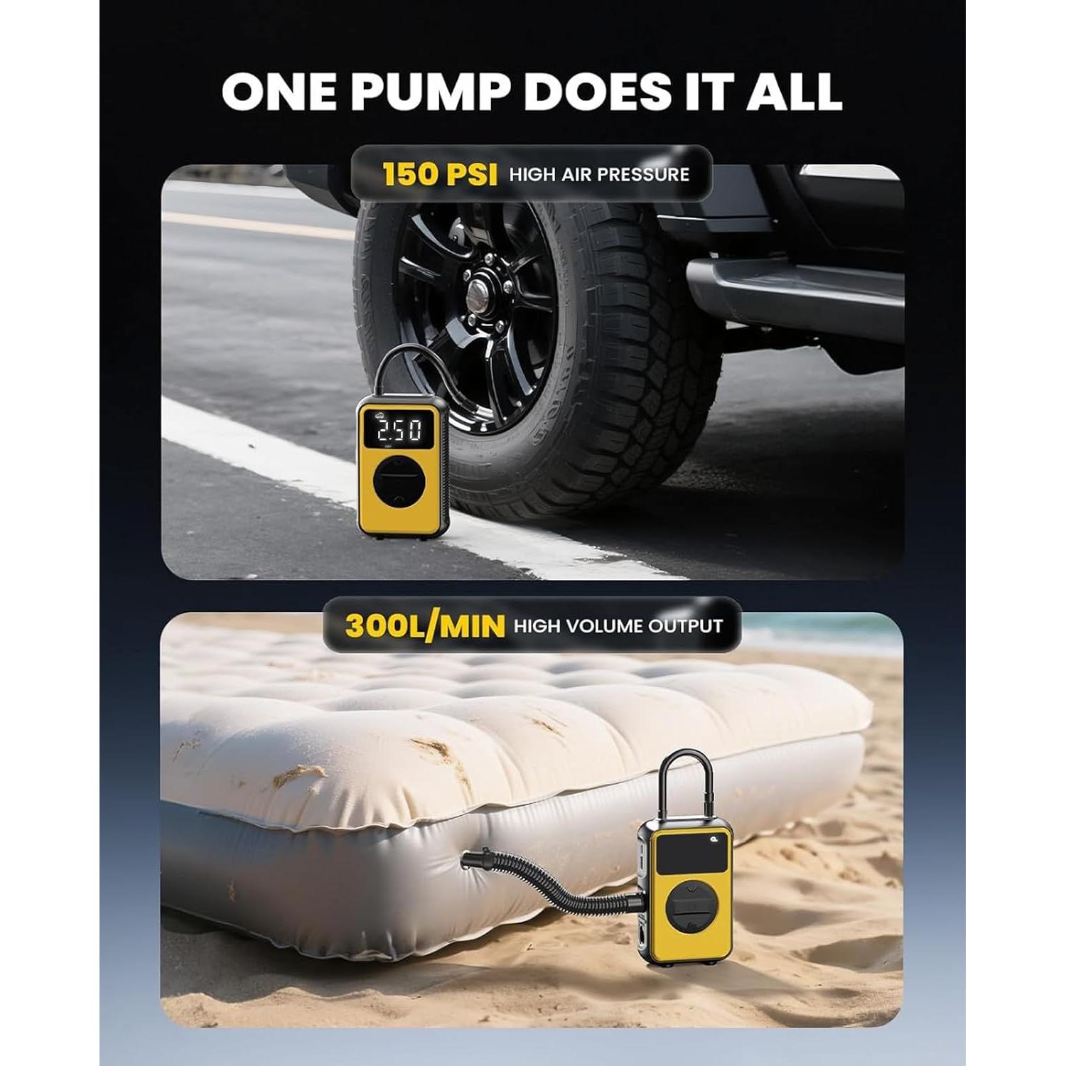 Compresor de Aire Portátil Osaiv P190 150PSI y 4kPa