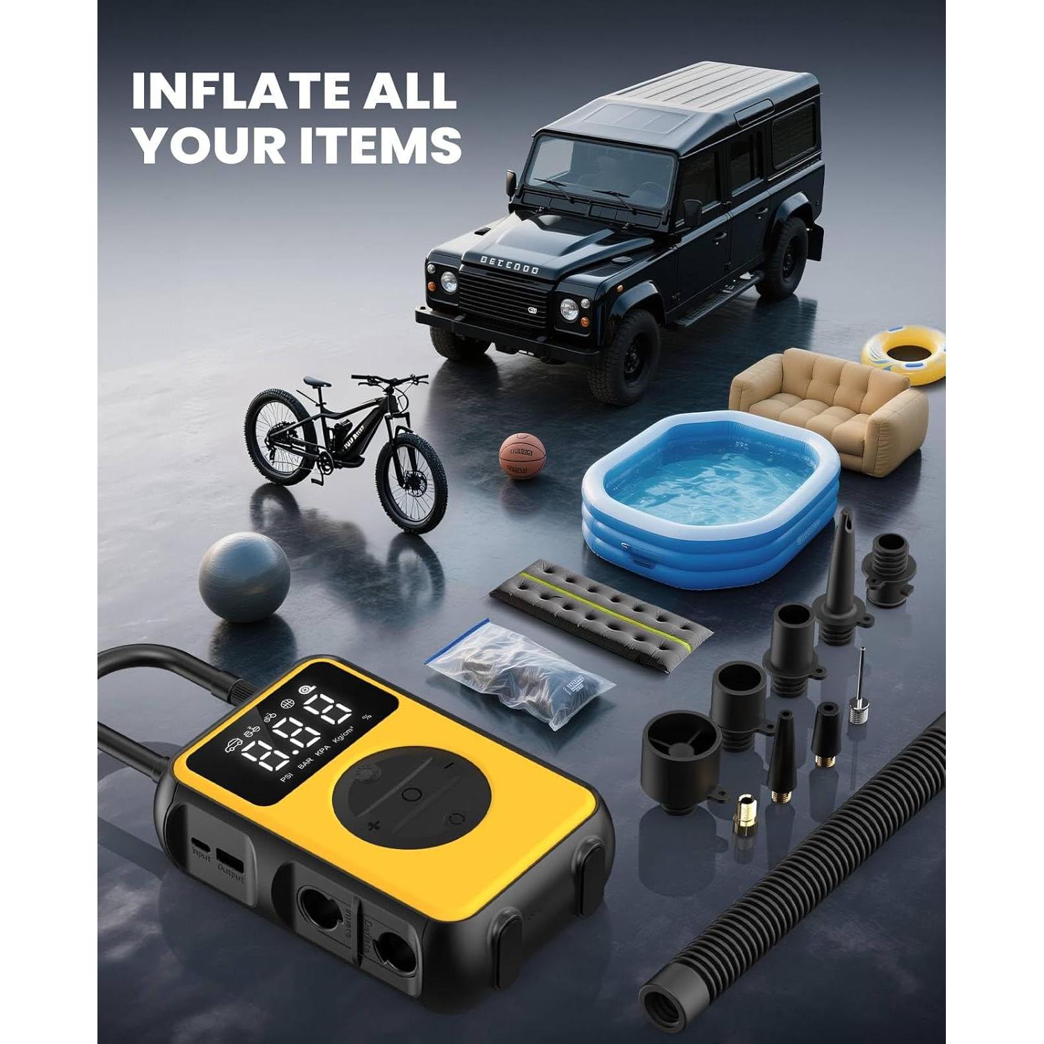 Compresor de Aire Portátil Osaiv P190 150PSI y 4kPa