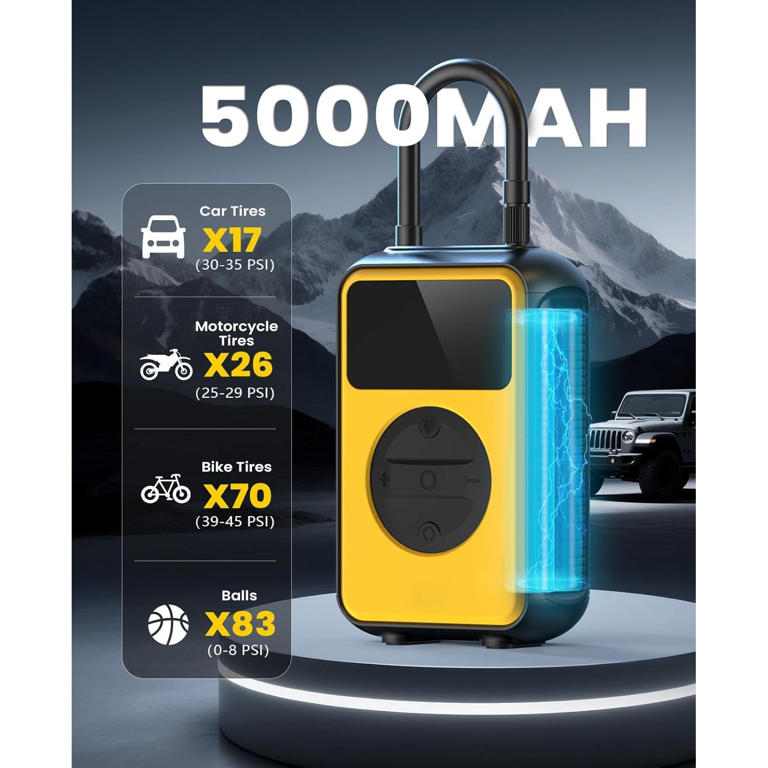 Compresor de Aire Portátil Osaiv P190 150PSI y 4kPa