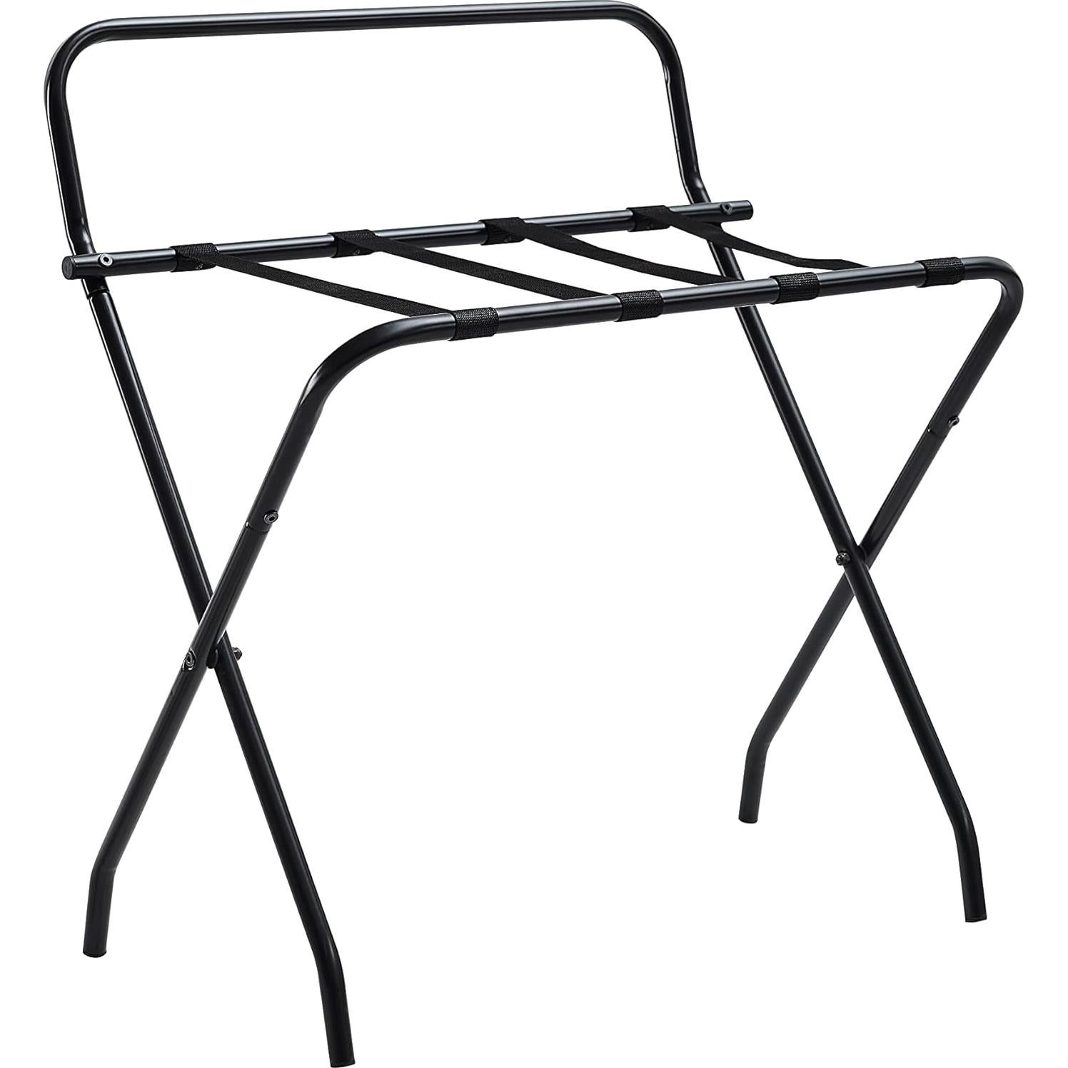 Soporte Plegable para Equipaje Muebles Kings Brand - Negro