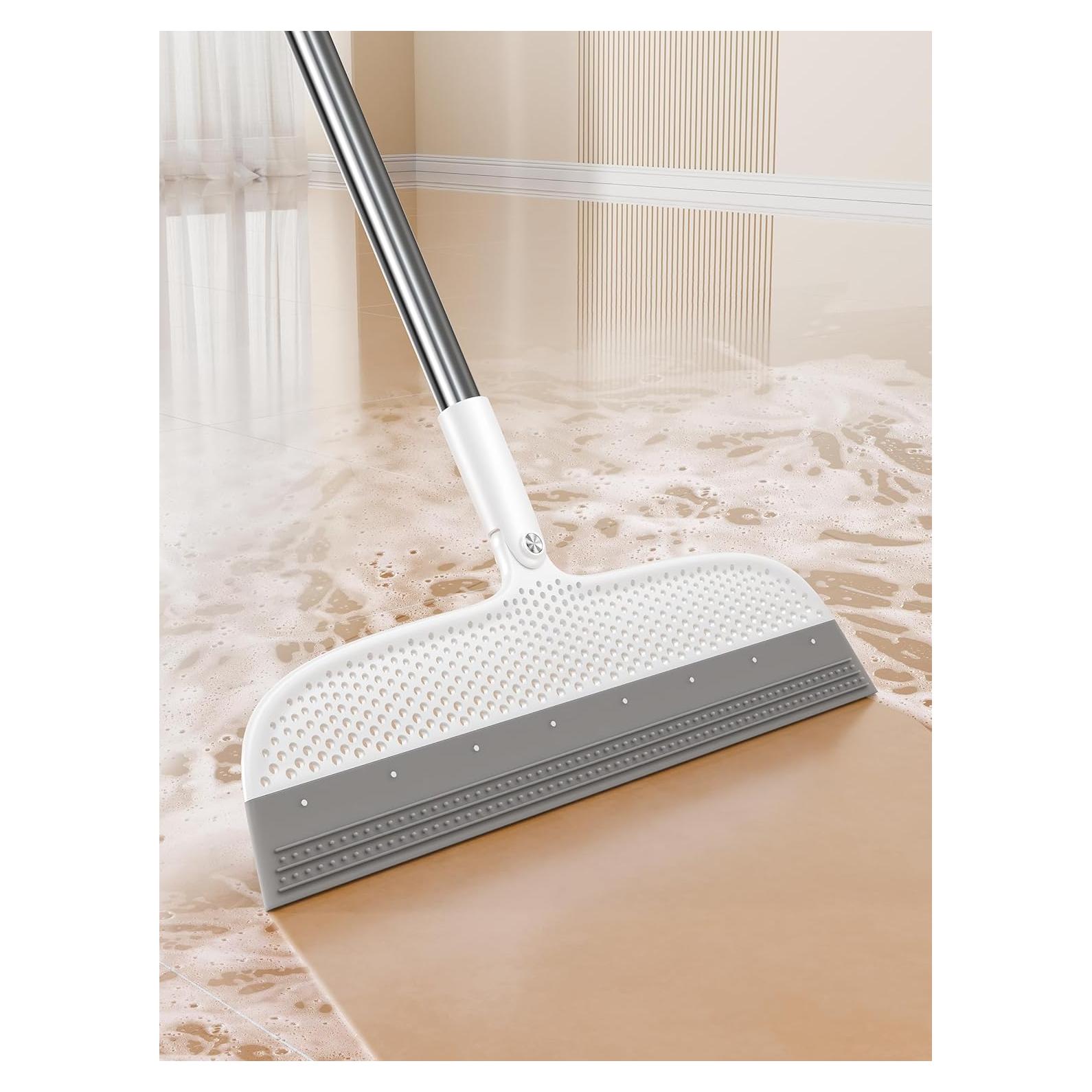 Escoba de Silicona TidyTale - Mango Ajustable para Limpieza