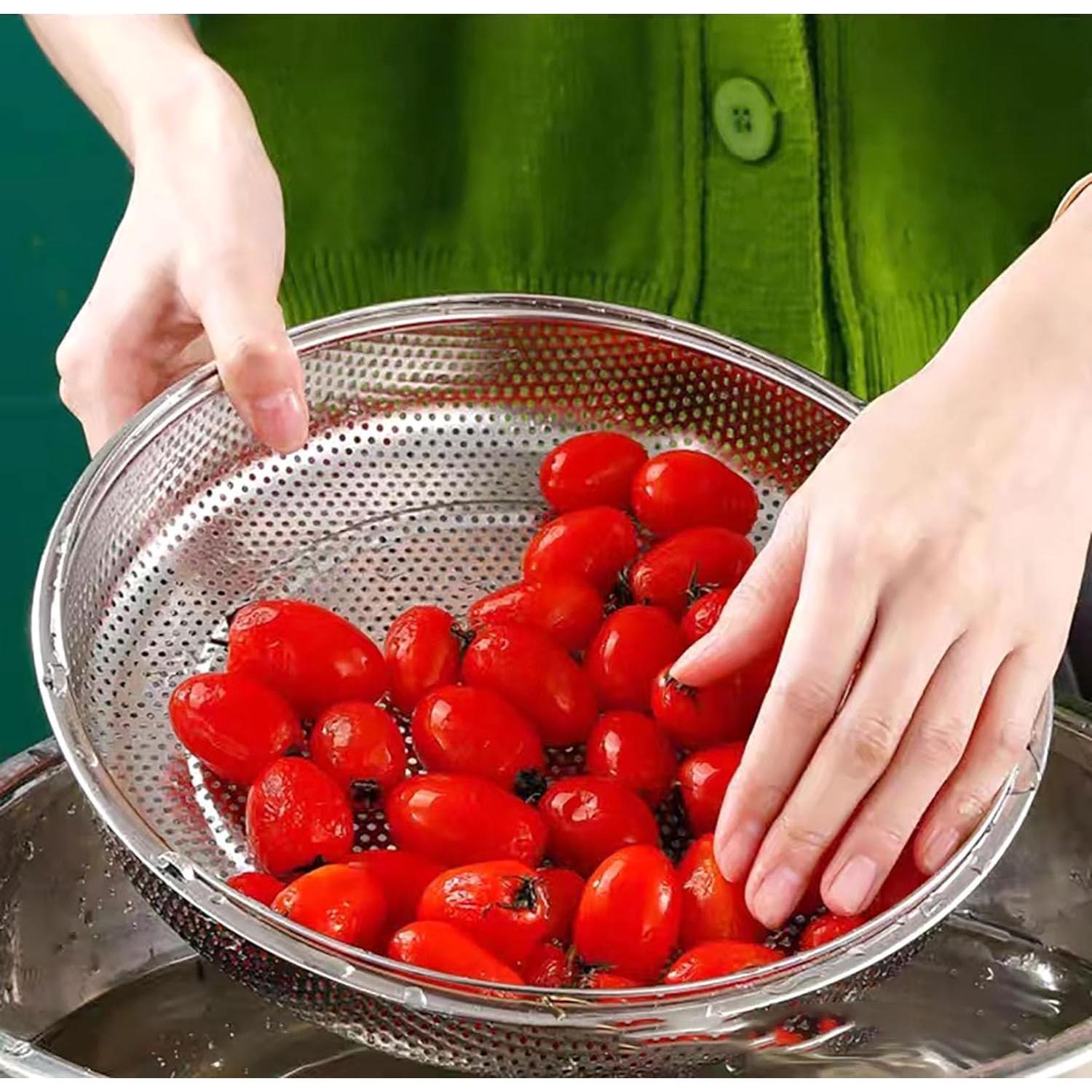 Cesta de Vapor de Acero Inoxidable Yansanido 22.4 cm Mediana