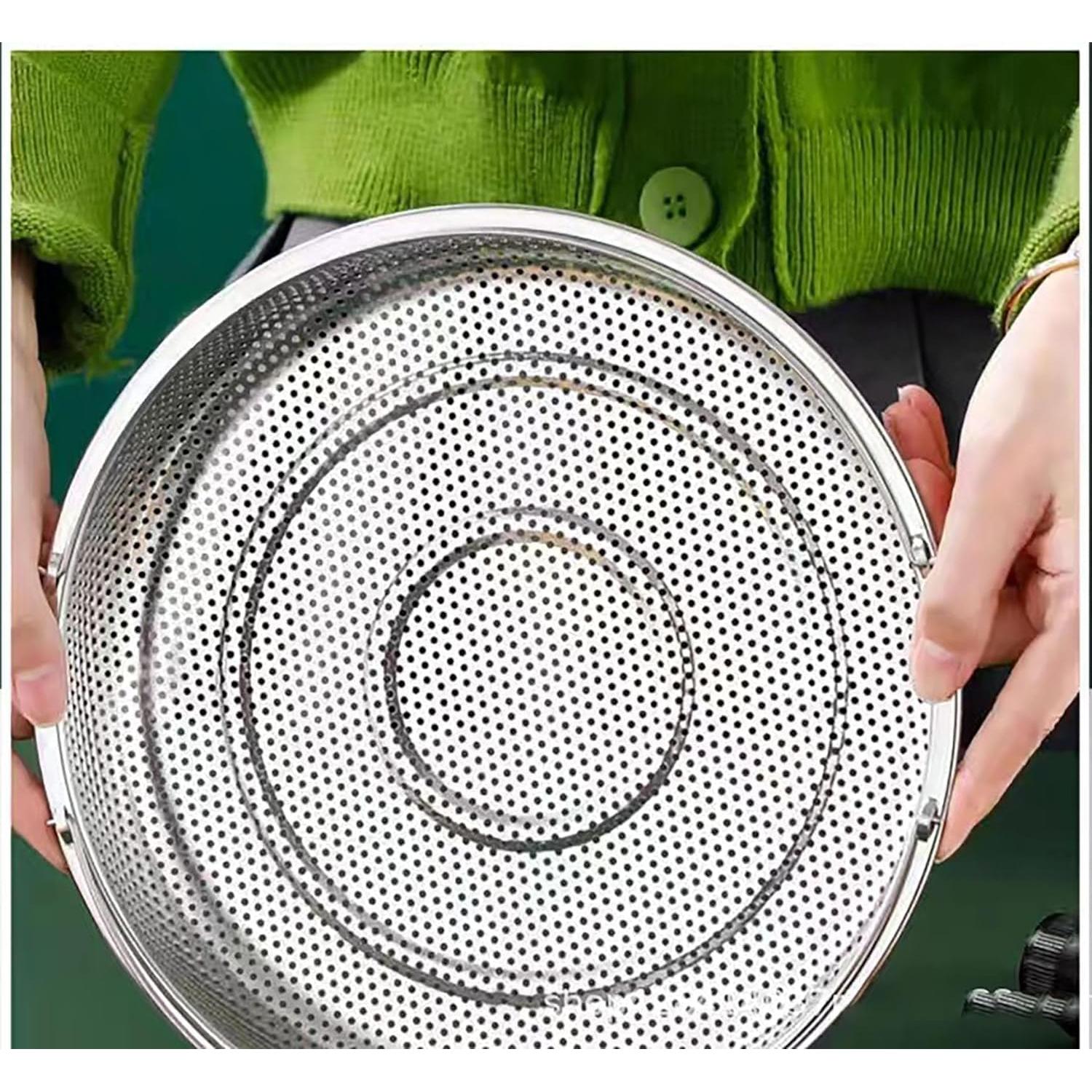 Cesta de Vapor de Acero Inoxidable Yansanido 22.4 cm Mediana