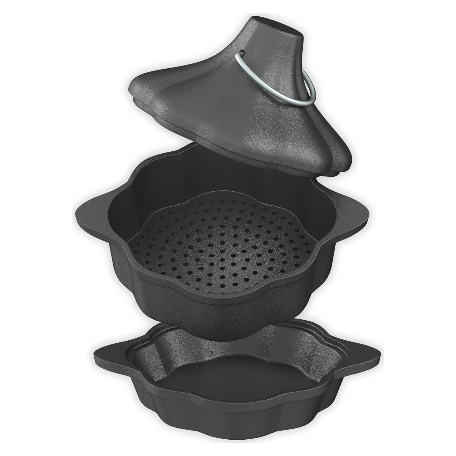 Cacerola de Hierro Fundido UKENEM 19.8 cm Multifuncional