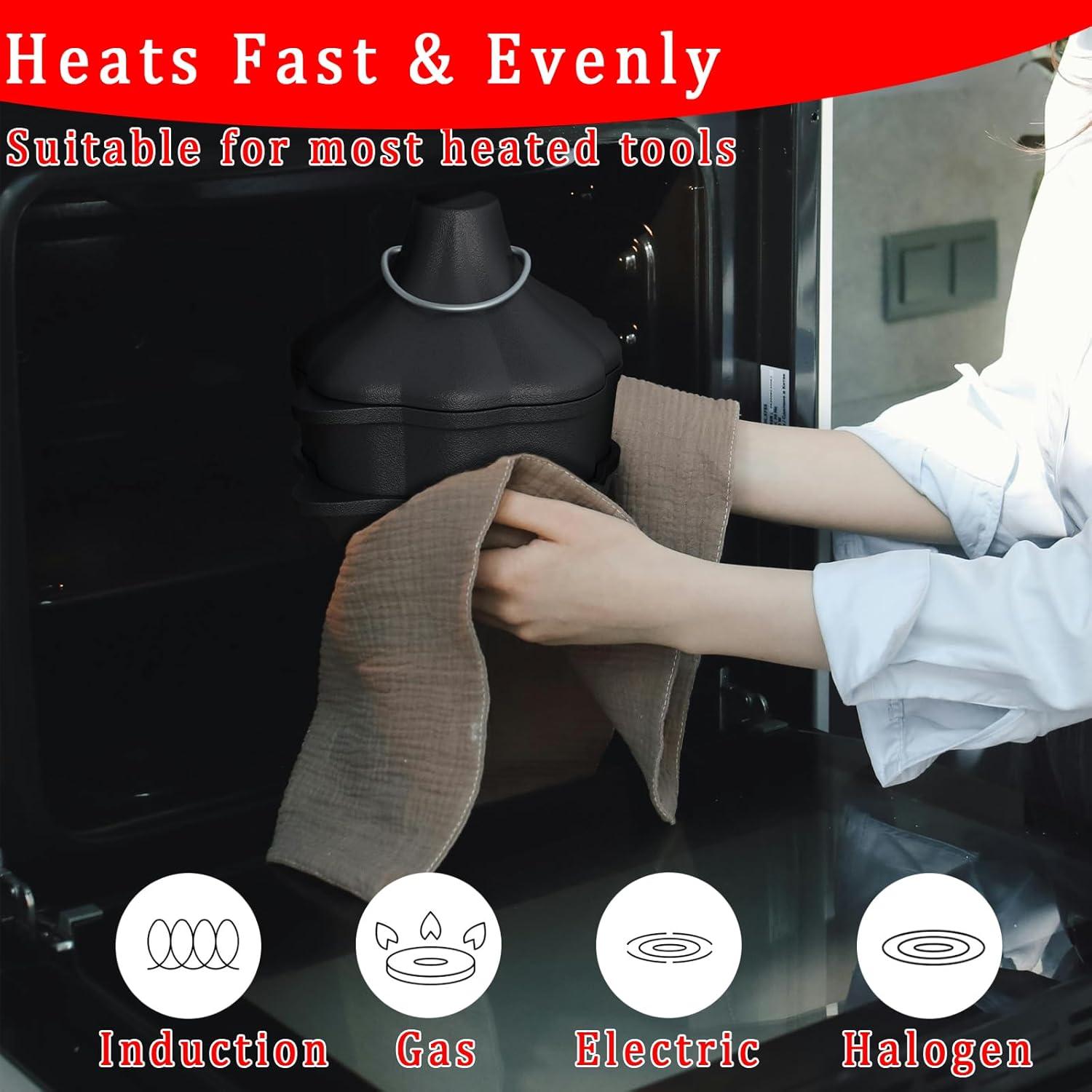 Cacerola de Hierro Fundido UKENEM 19.8 cm Multifuncional