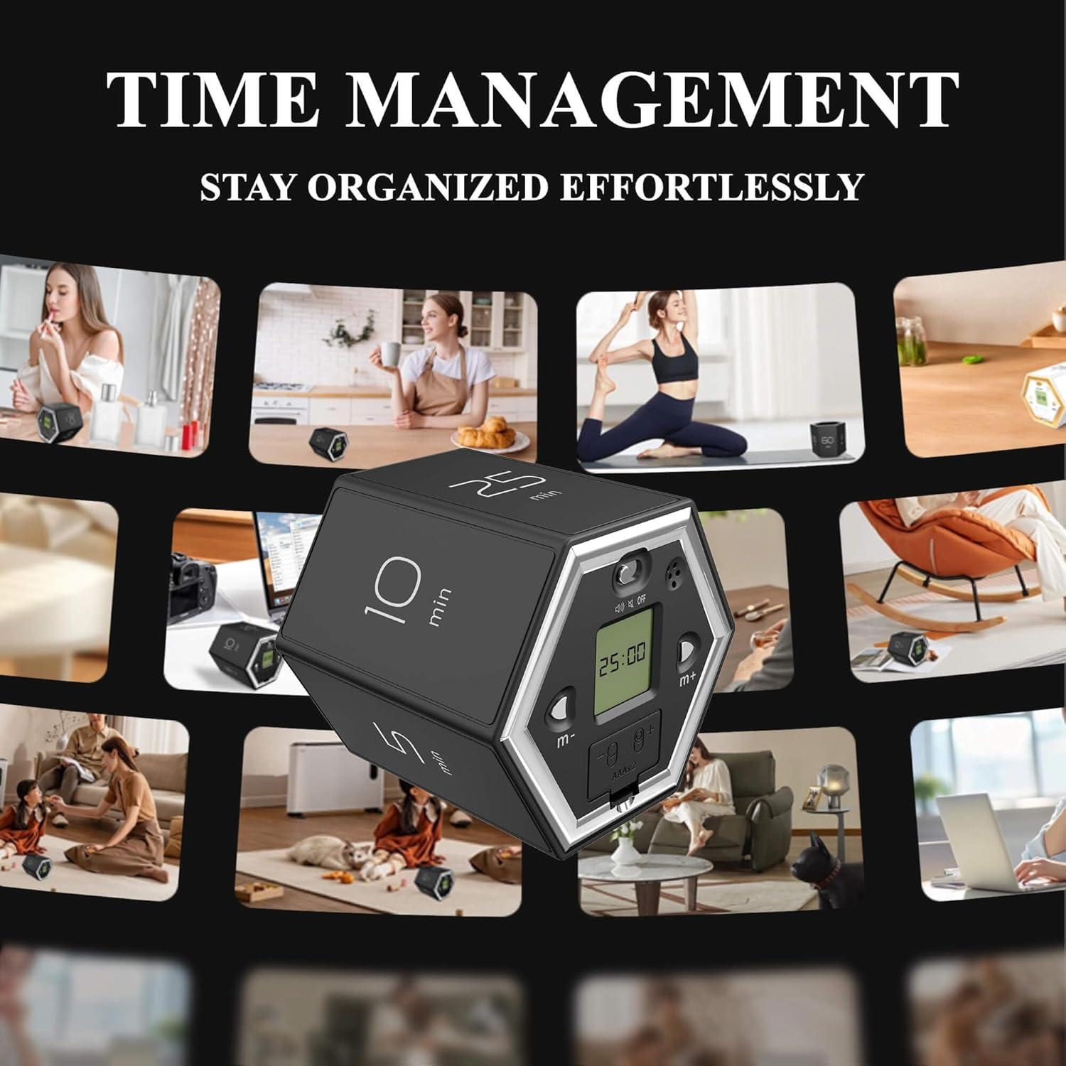 Temporizador Digital Hexagonal Hanlverk con Alarma Silenciosa