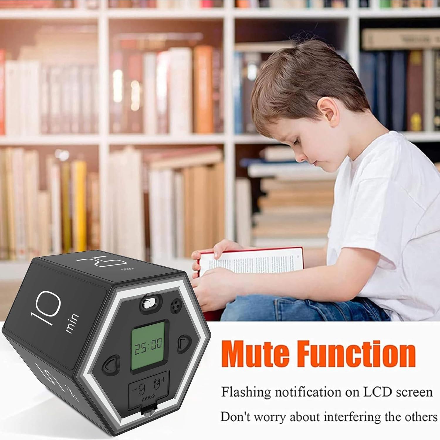 Temporizador Digital Hexagonal Hanlverk con Alarma Silenciosa