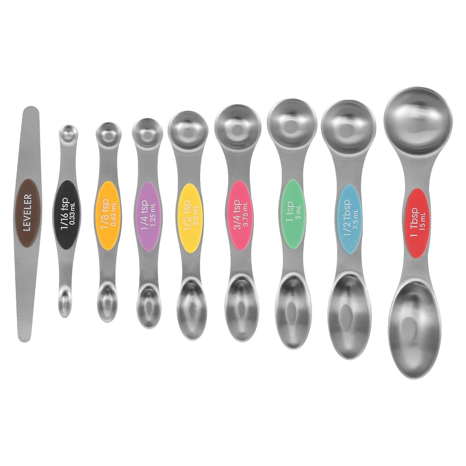 Cucharas Medidoras Magnéticas Acero Inoxidable YMKWZ 15ml