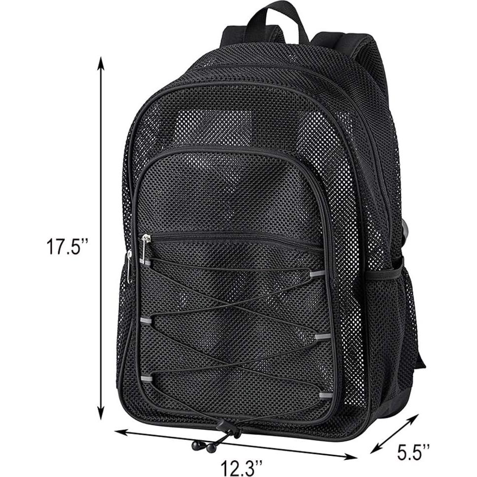 Mochila de Malla Resistente COVAX 42x33x14cm para Deportes