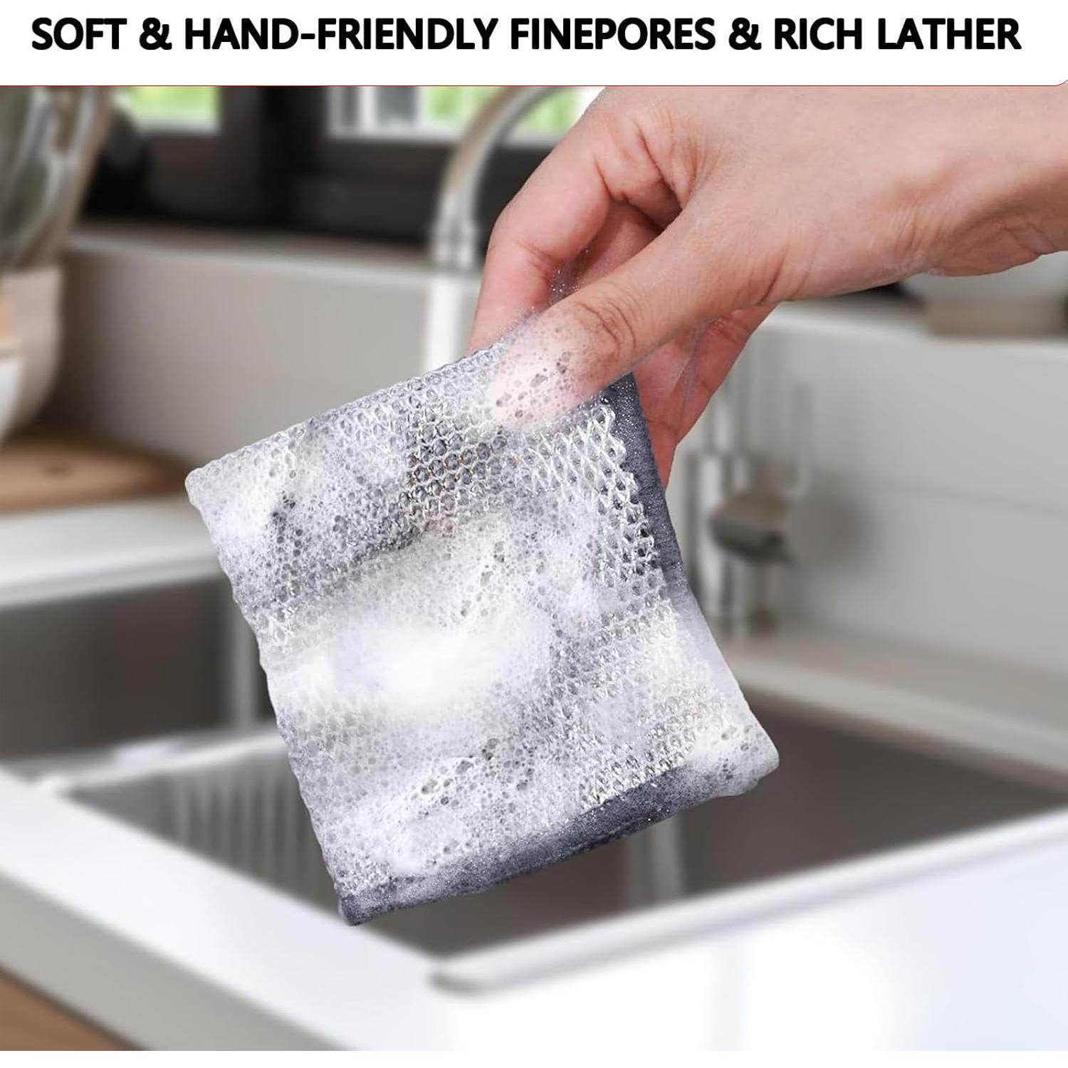 Esponjas de Alambre Kookkit 10 Pcs 20x20 cm Sin Rayones