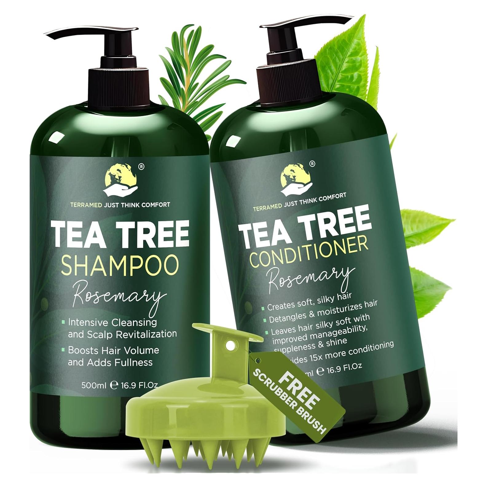Conjunto de Champú y Acondicionador Terramed 500 ml Alivio Cuero Cabelludo