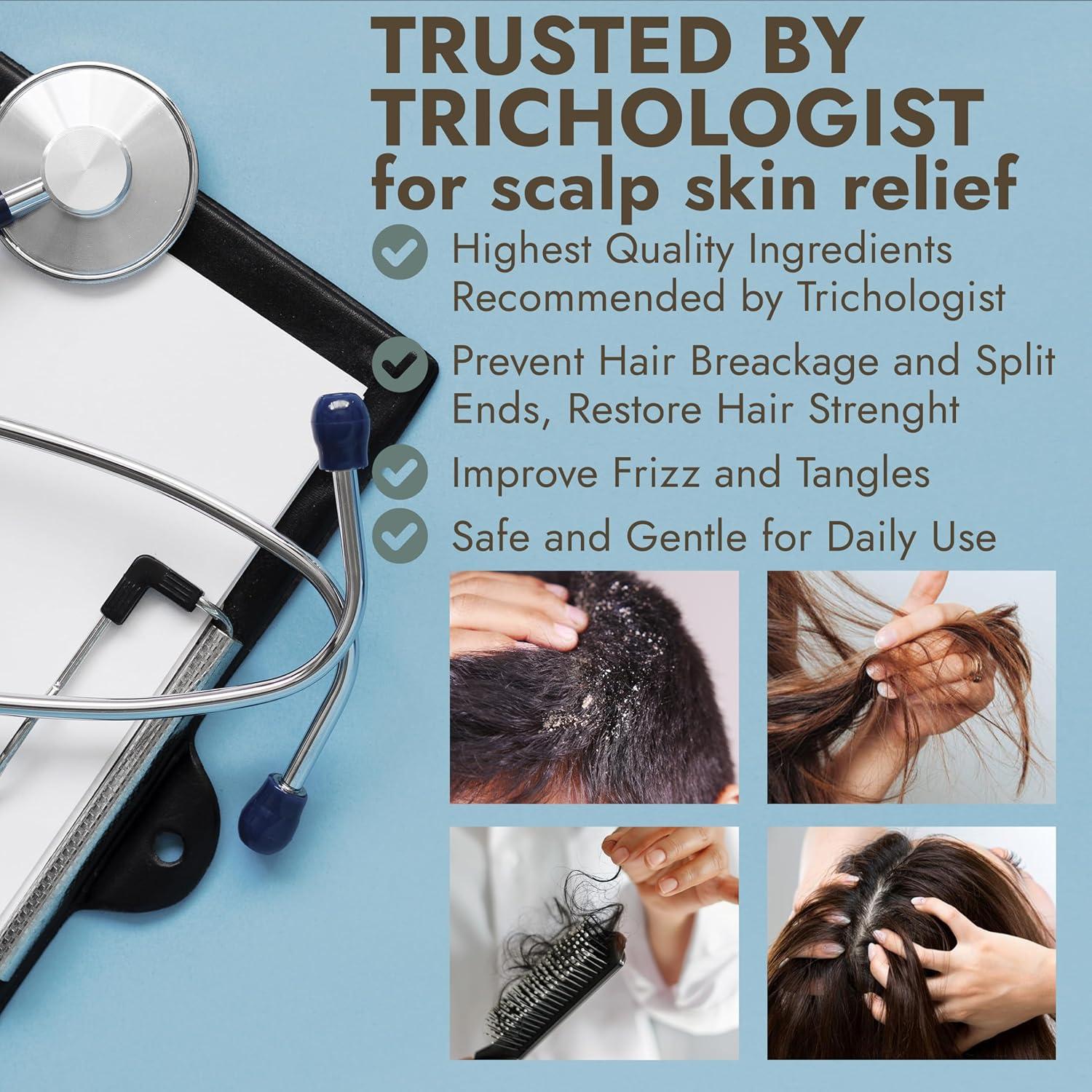 Conjunto de Champú y Acondicionador Terramed 500 ml Alivio Cuero Cabelludo