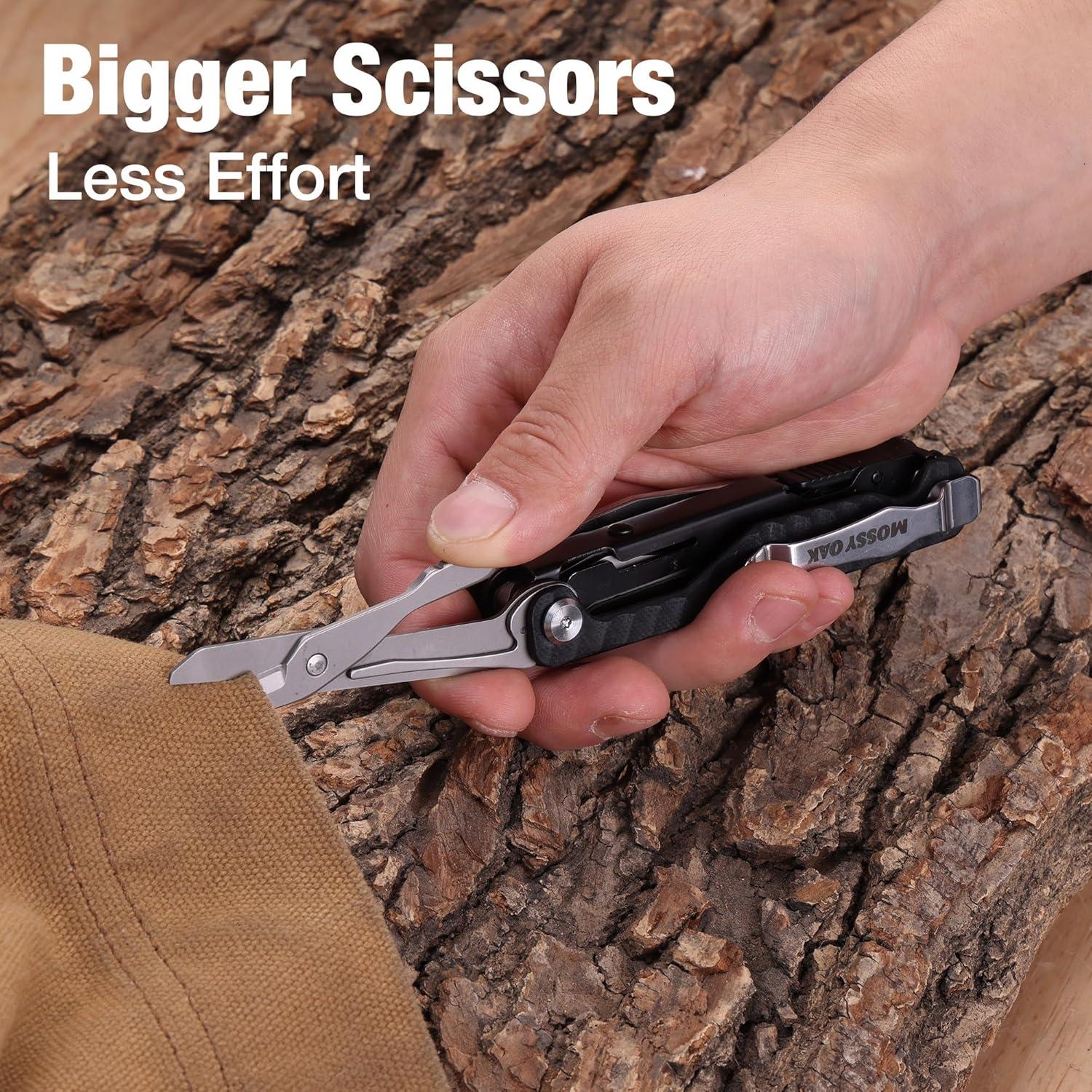 Cuchillo Multiherramienta Mossy Oak 12 en 1 con Mango G10