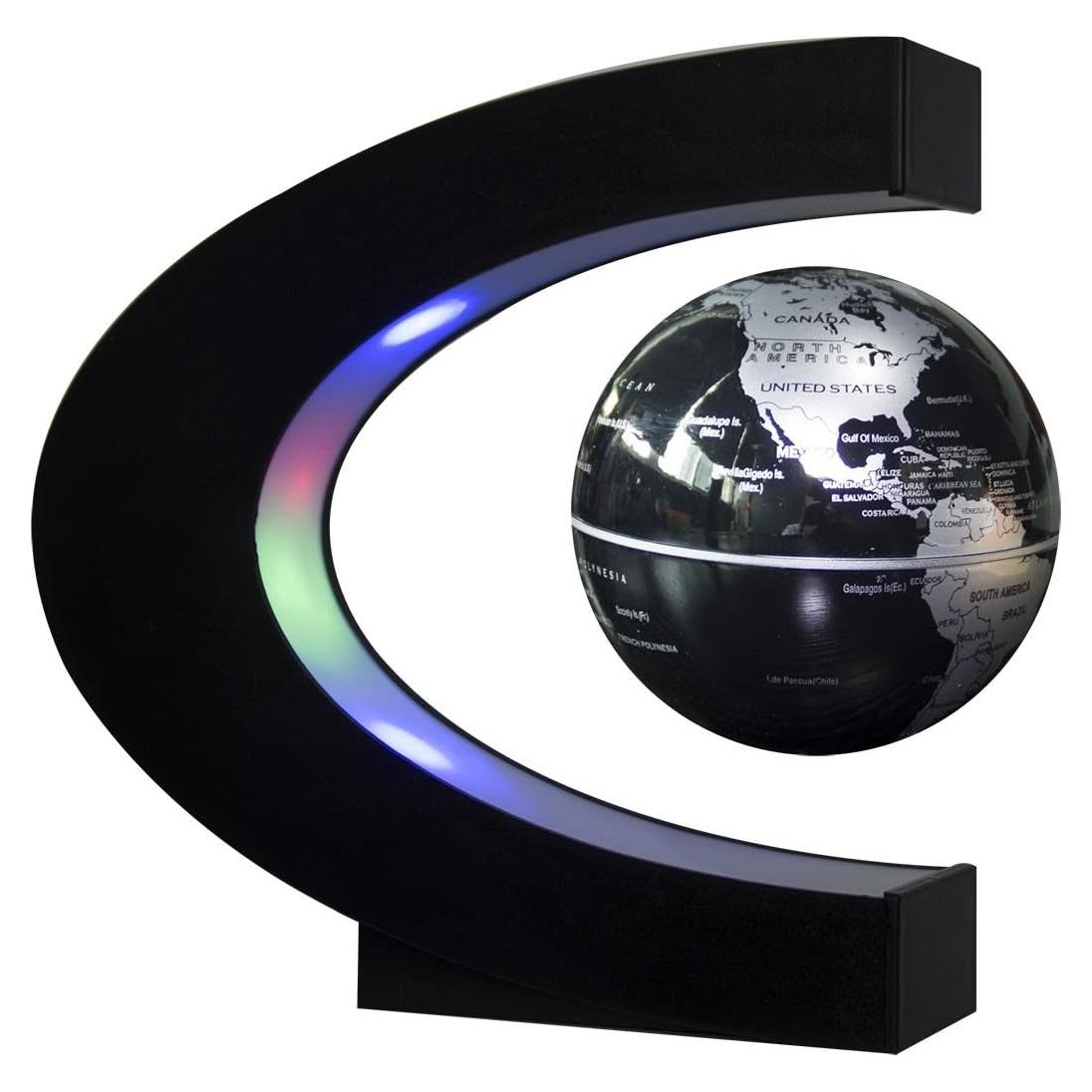 Globo Flotante LED Estefanlo 7.62 cm Mapa Mundial Decoración