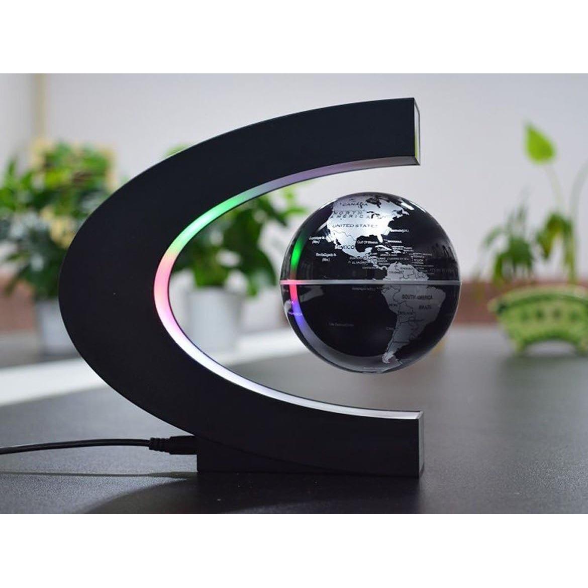 Globo Flotante LED Estefanlo 7.62 cm Mapa Mundial Decoración
