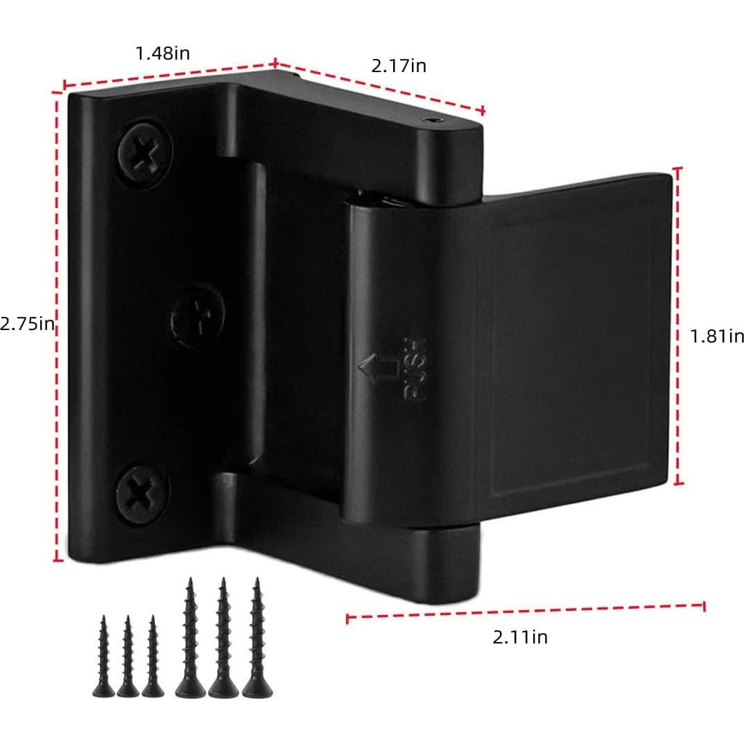 Cerradura de Seguridad Wannianmu para Puerta Interior Negra