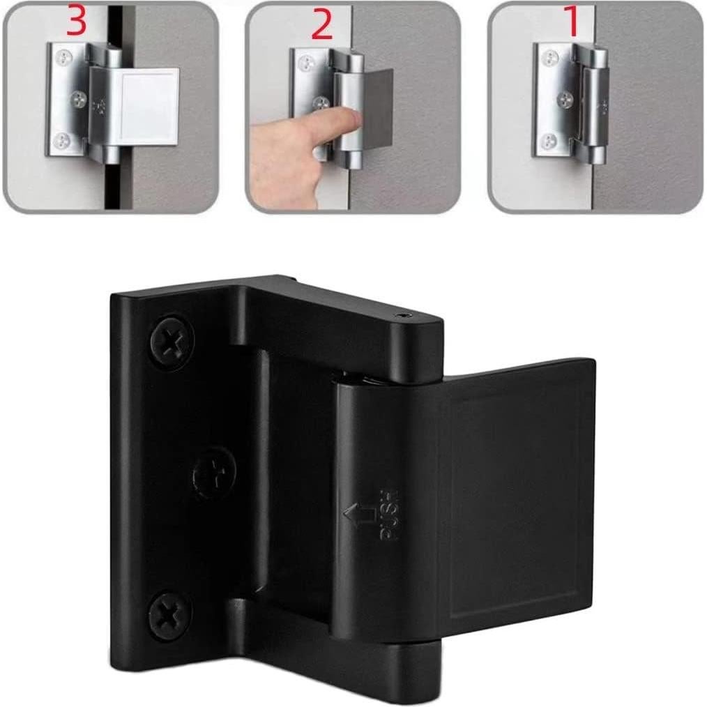 Cerradura de Seguridad Wannianmu para Puerta Interior Negra