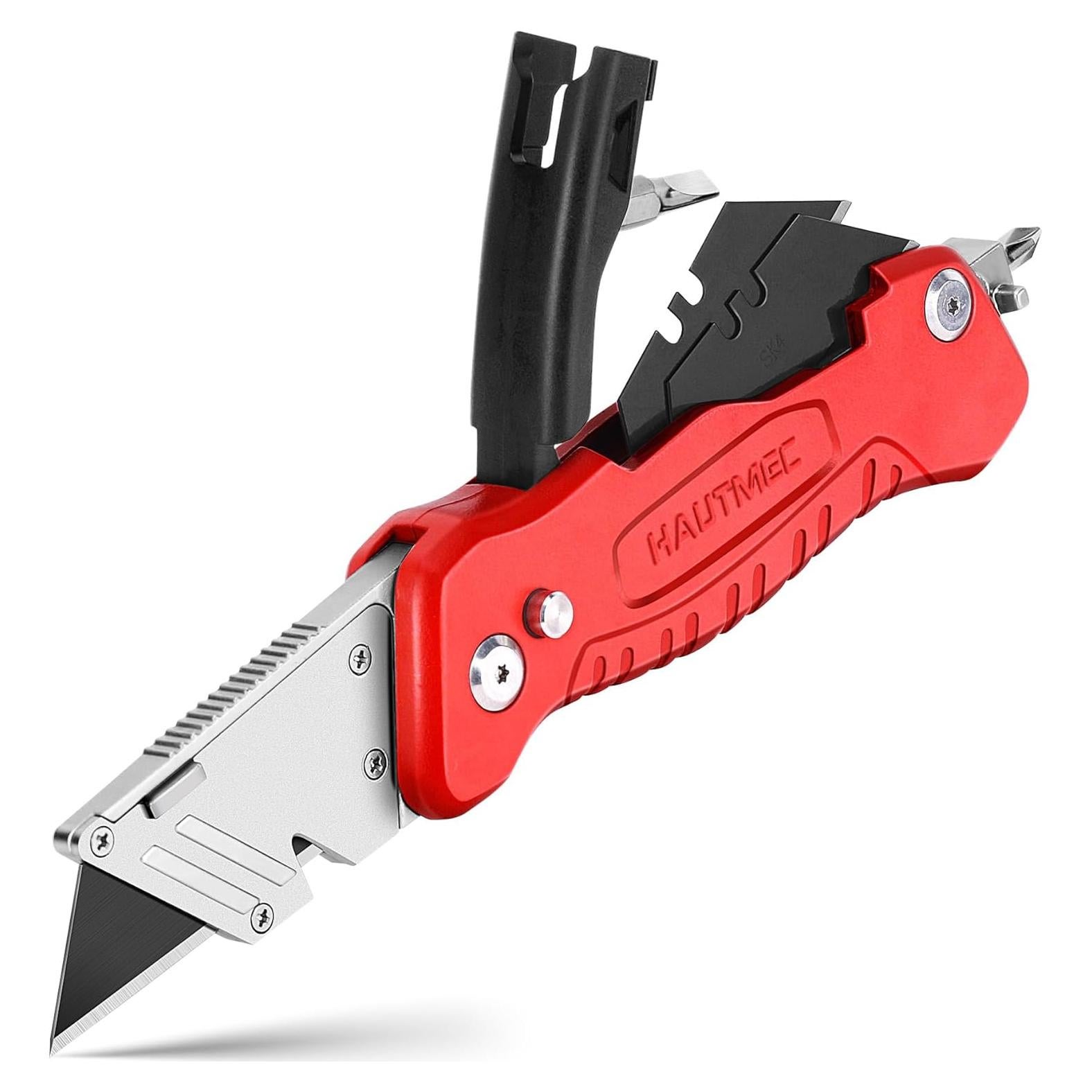 Cuchillo Utility Plegable HAUTMEC HT0294 Multiherramienta 4 en 1