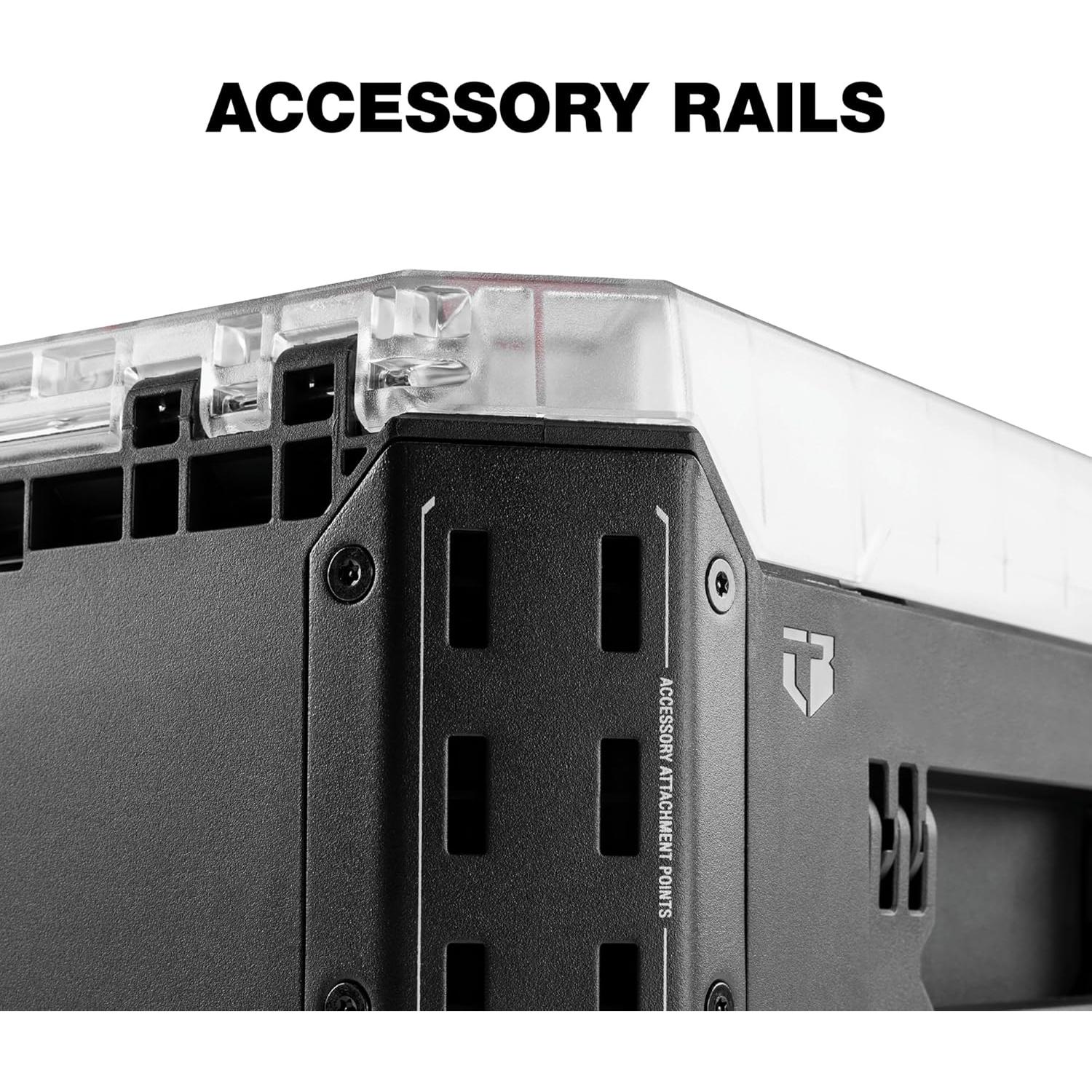 Organizador de Herramientas ToughBuilt TB-B1-O-30, Caja Apilable Negra