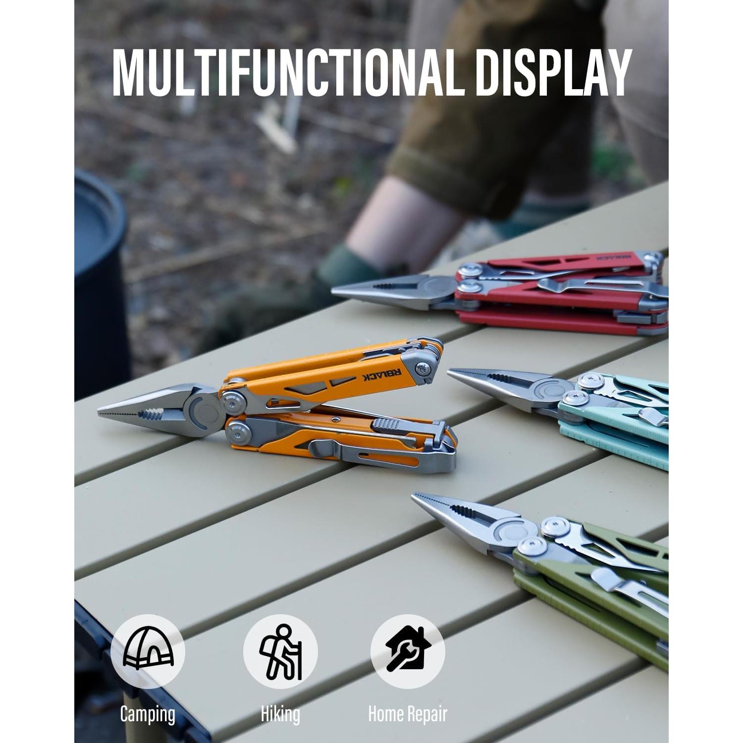 Multiherramienta RBLACK 21 en 1 Acero Inoxidable Verde Oliva