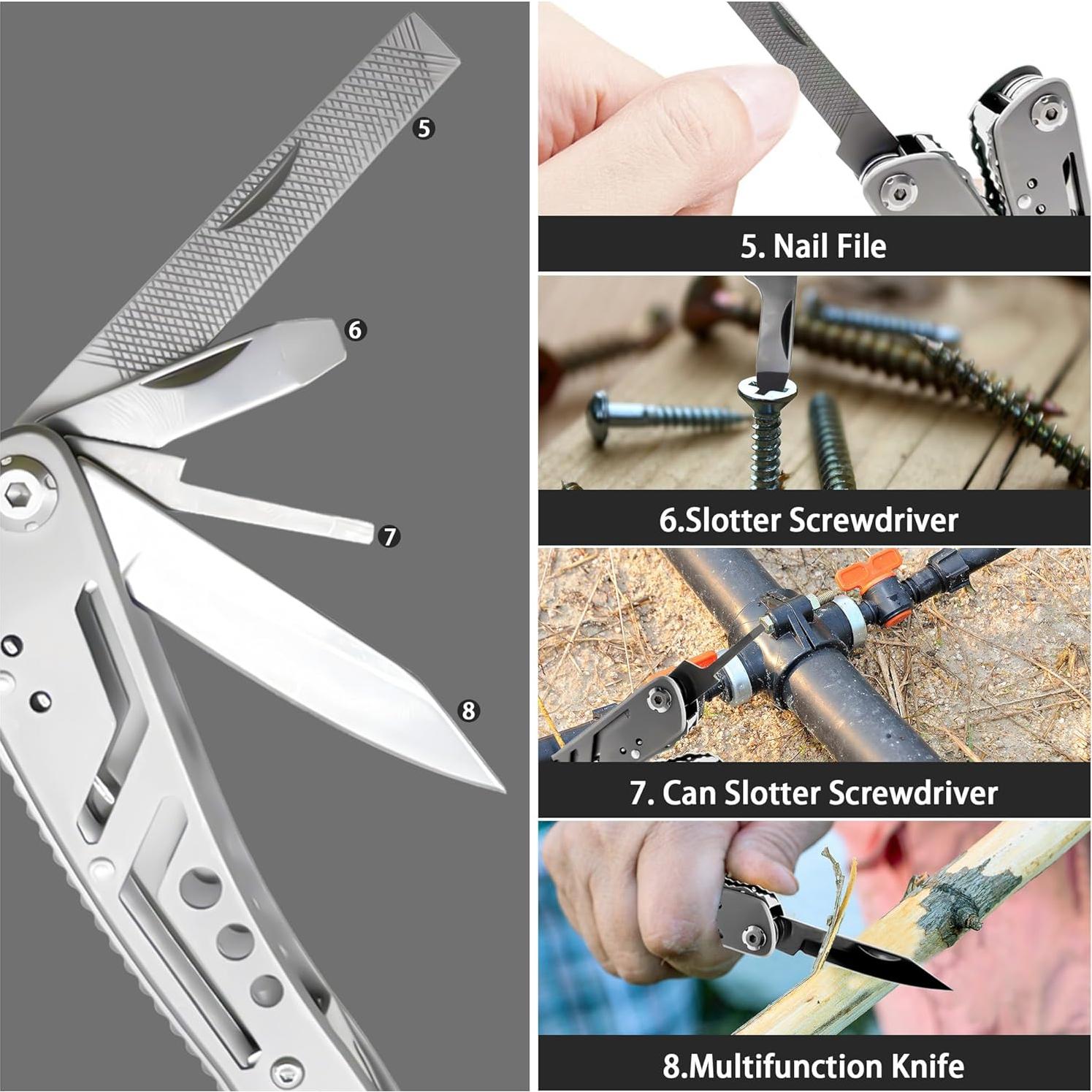 Multiherramienta 21-en-1 NeonArtistry de Acero Inoxidable