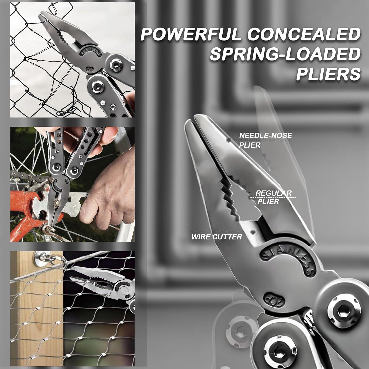 Multiherramienta 21-en-1 NeonArtistry de Acero Inoxidable