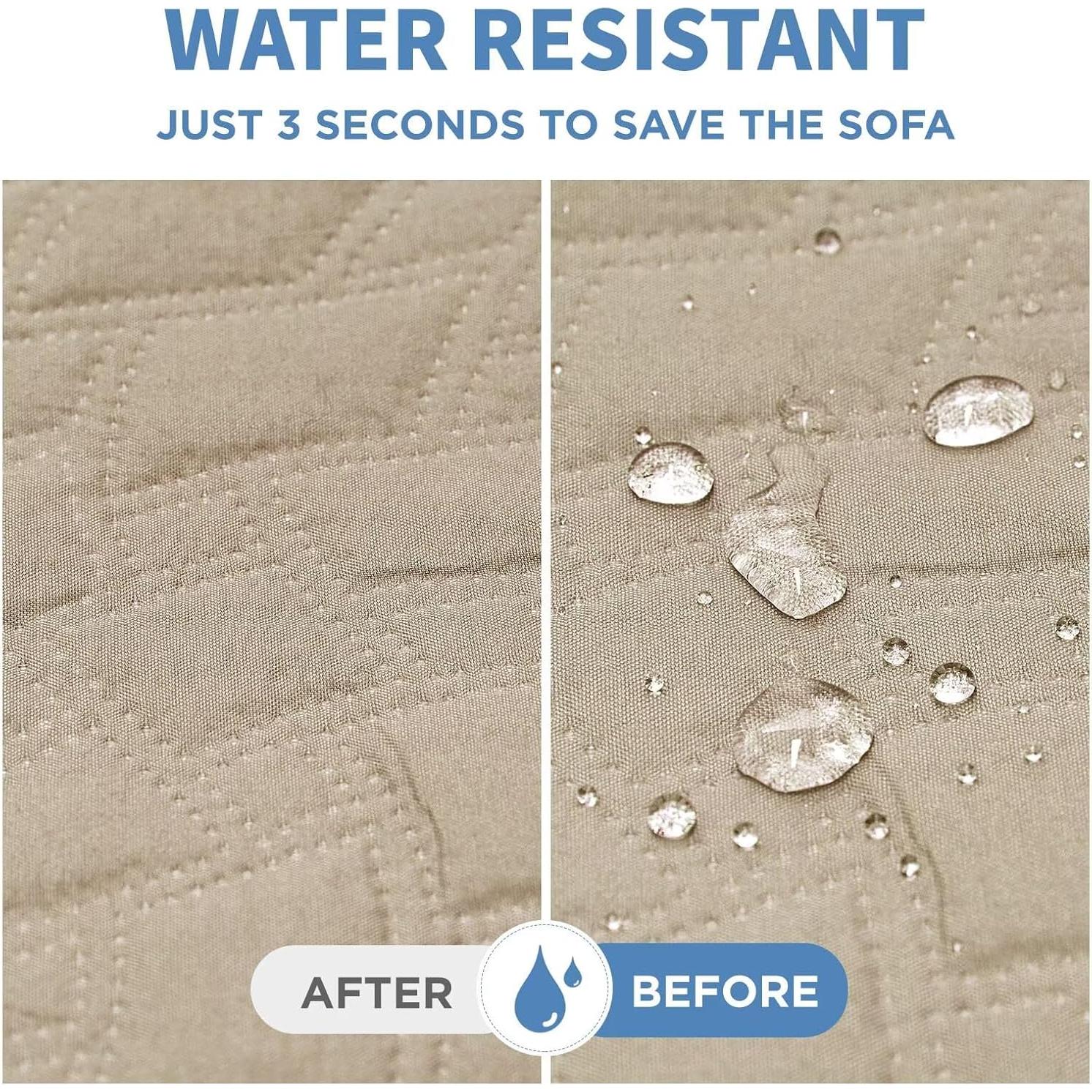 Cubierta de Sofá Acolchada CUCRAF Beige Antideslizante 1 Cojín