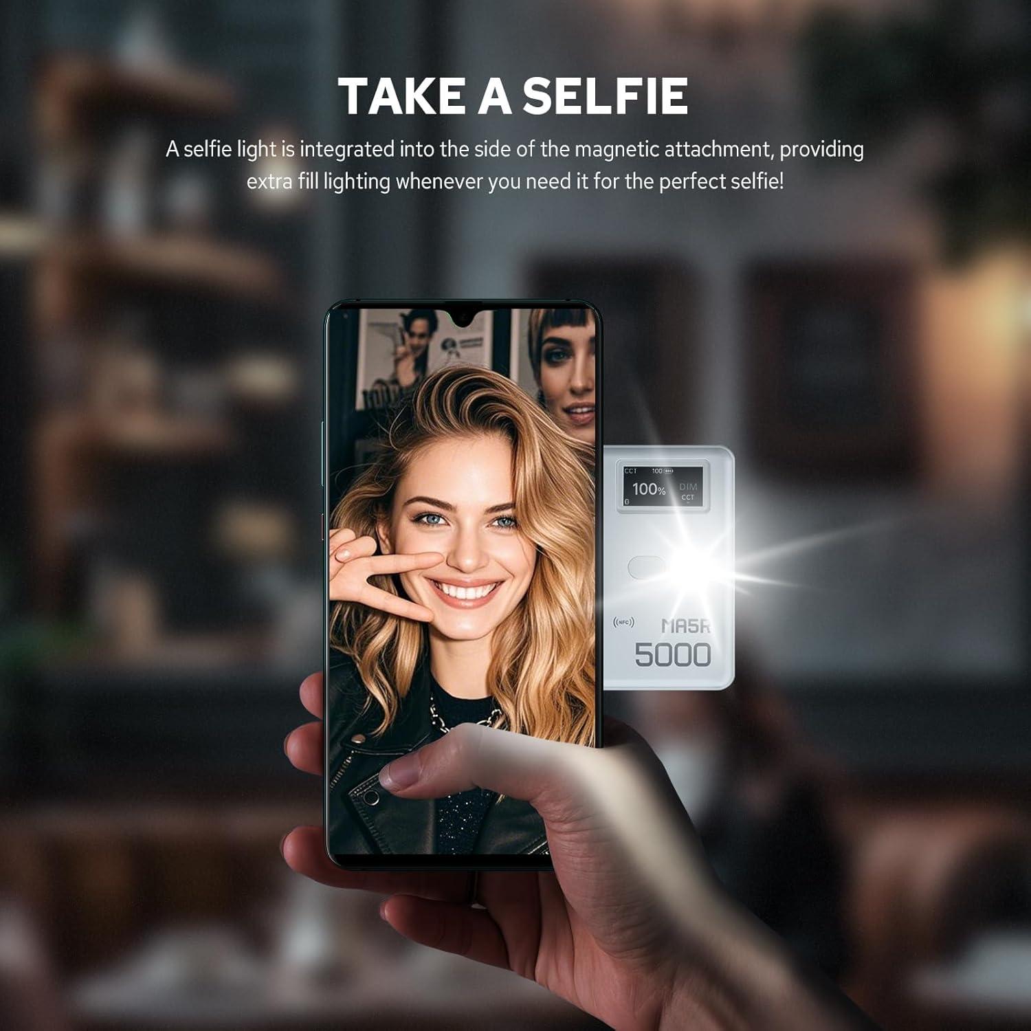 Godox MA5R Luz LED RGB Portátil para iPhone, 1800-10000K