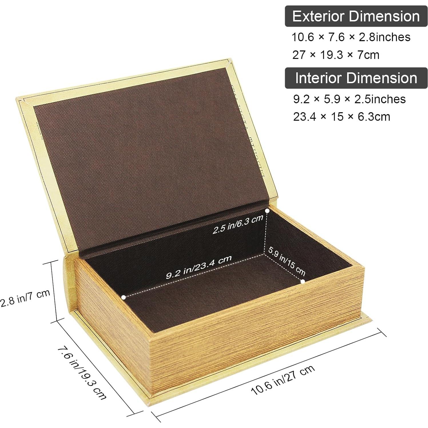 Caja de Libro Decorativa PACOLO Aeroplano 26.9x19.5 cm