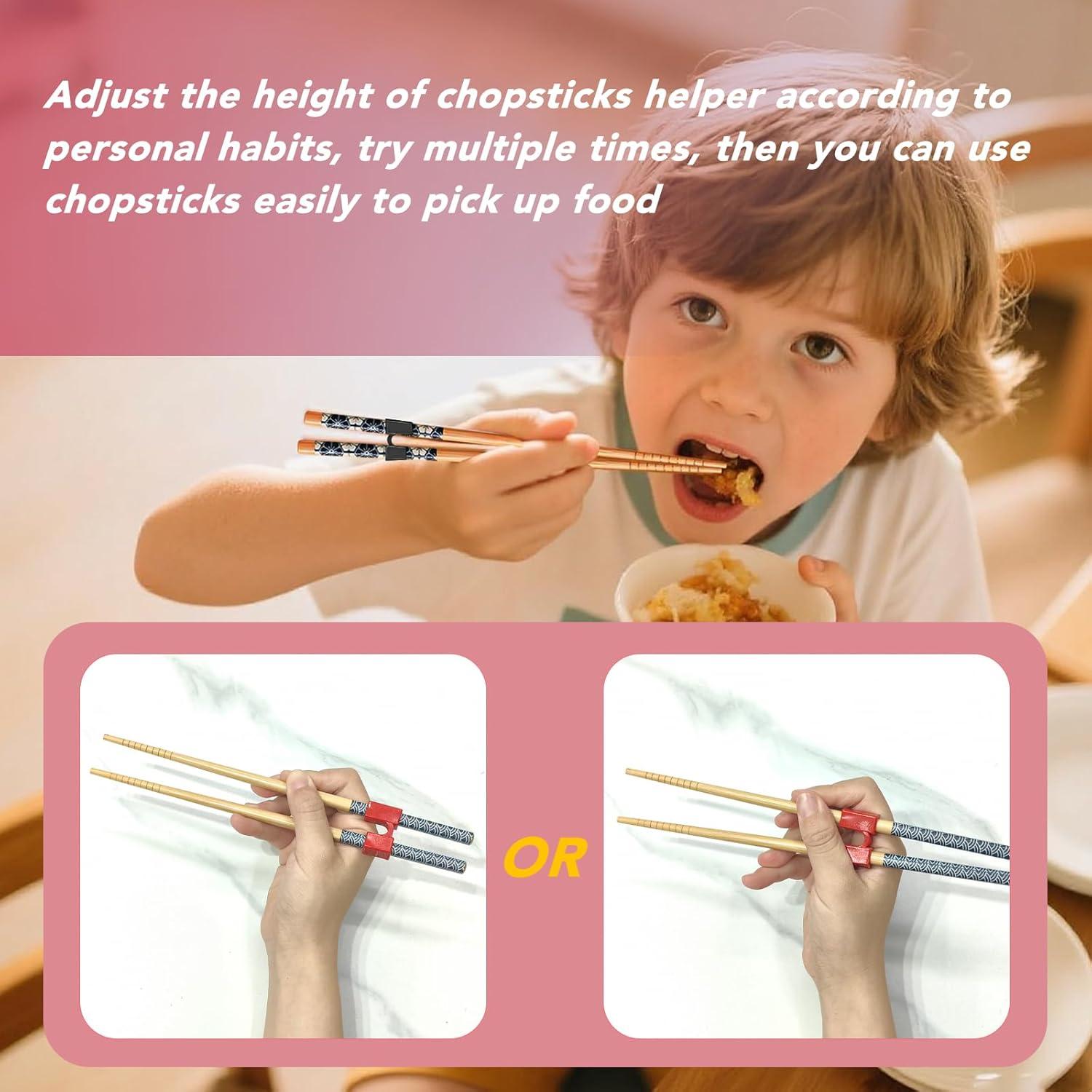 5 Pares de Palillos de Entrenamiento EAEDMY para Niños y Adultos