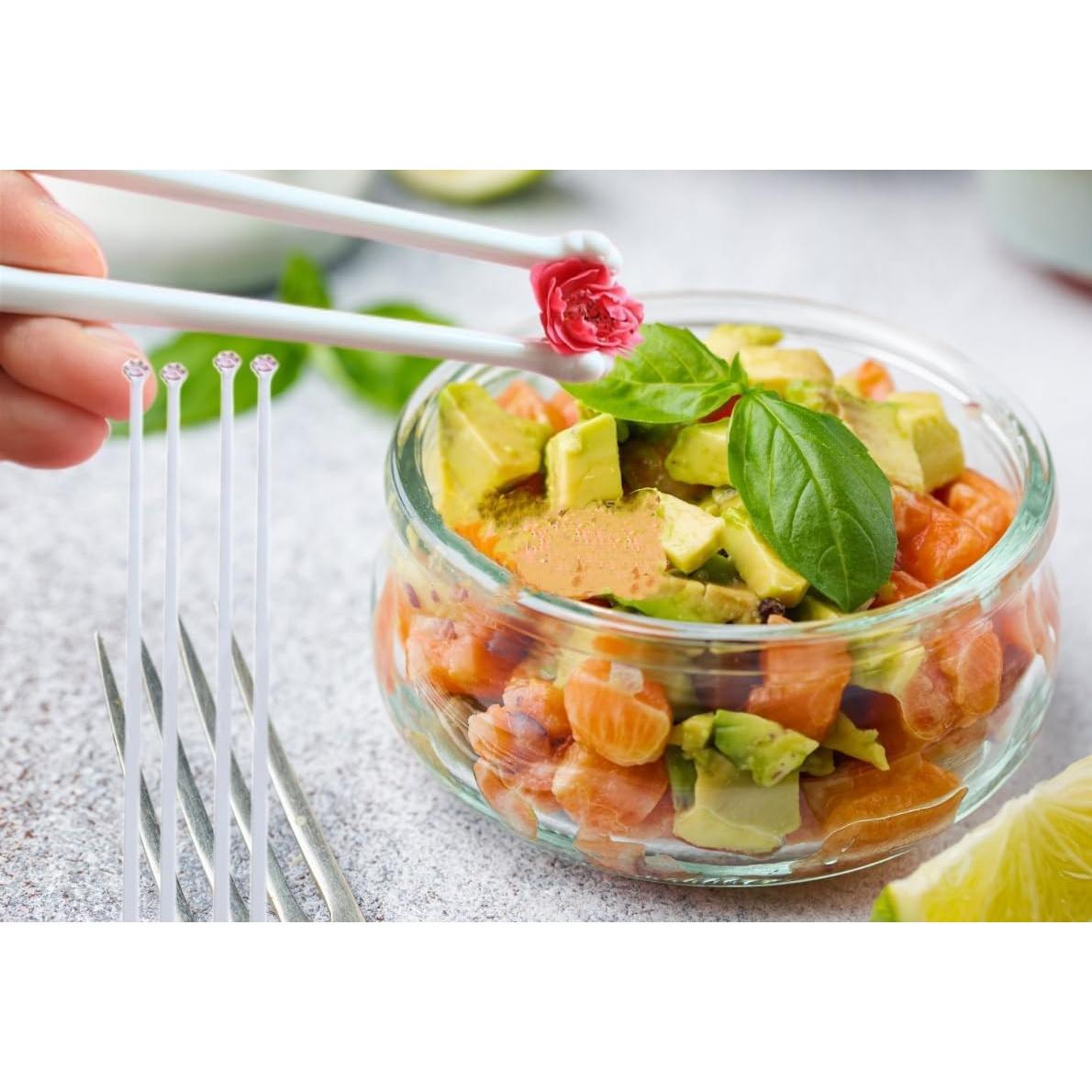 5 Pares de Palillos Reutilizables EPMANN con Huellas de Gato