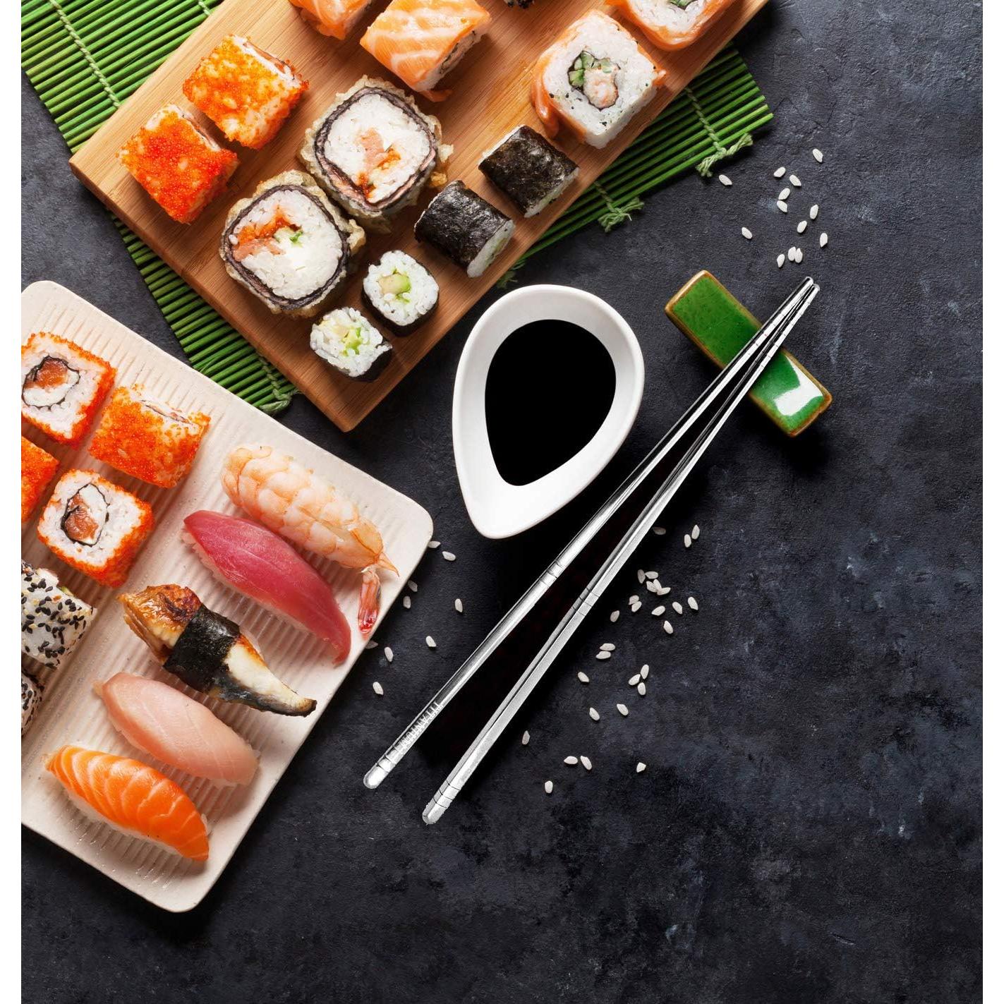 Palillos de Titanio Mandala Crafts - 1 Par con Estuche