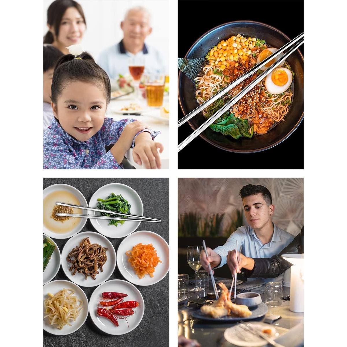 Palillos de Titanio Mandala Crafts - 1 Par con Estuche