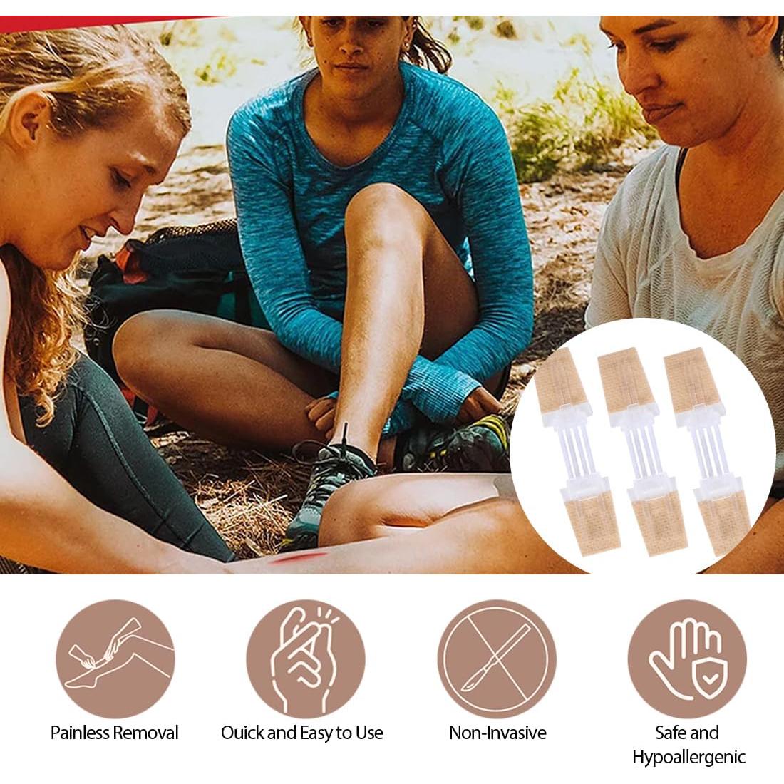 Tiras de Cierre de Heridas CXWLTT 5 Pcs 1.5cm x 8cm