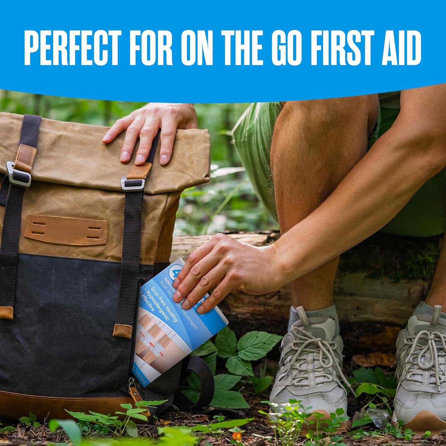 Tiras de Cierre de Heridas Houseables, Kit de 4 Unidades