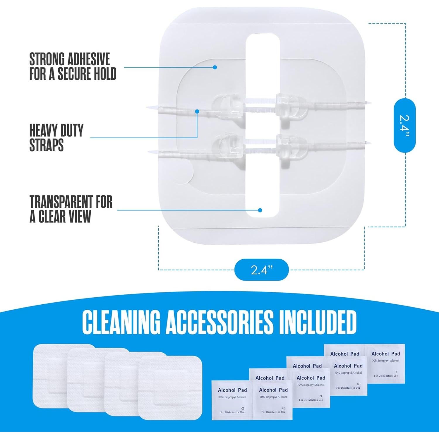 Tiras de Cierre de Heridas Houseables, Kit de 4 Puntos de Mariposa