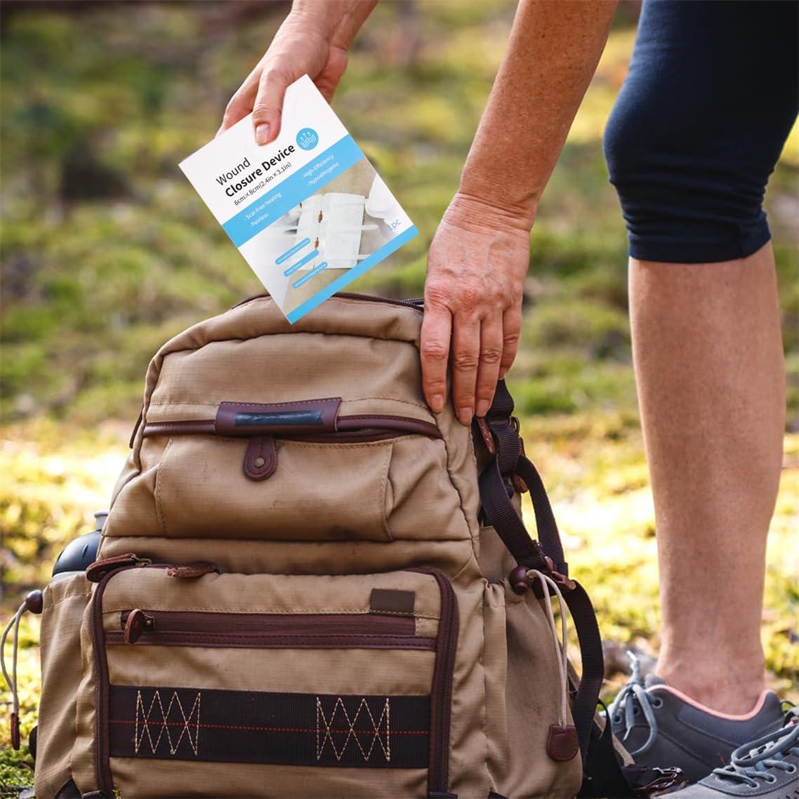 Tiras de Cierre de Heridas CXWZRU Kit de Primeros Auxilios