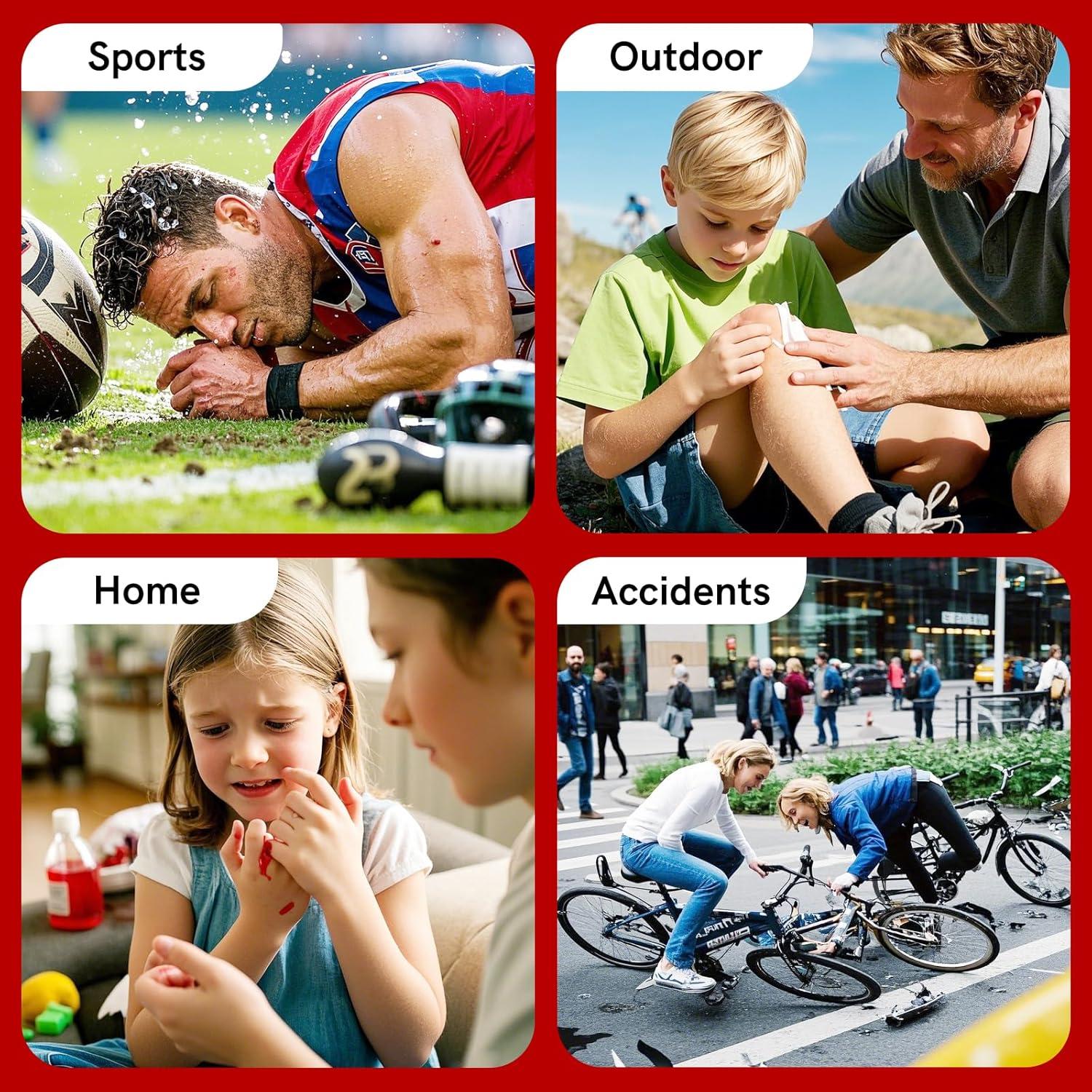 Kit de Cierre de Heridas AISIMEE - 6 Tiras Impermeables Sin Suturas