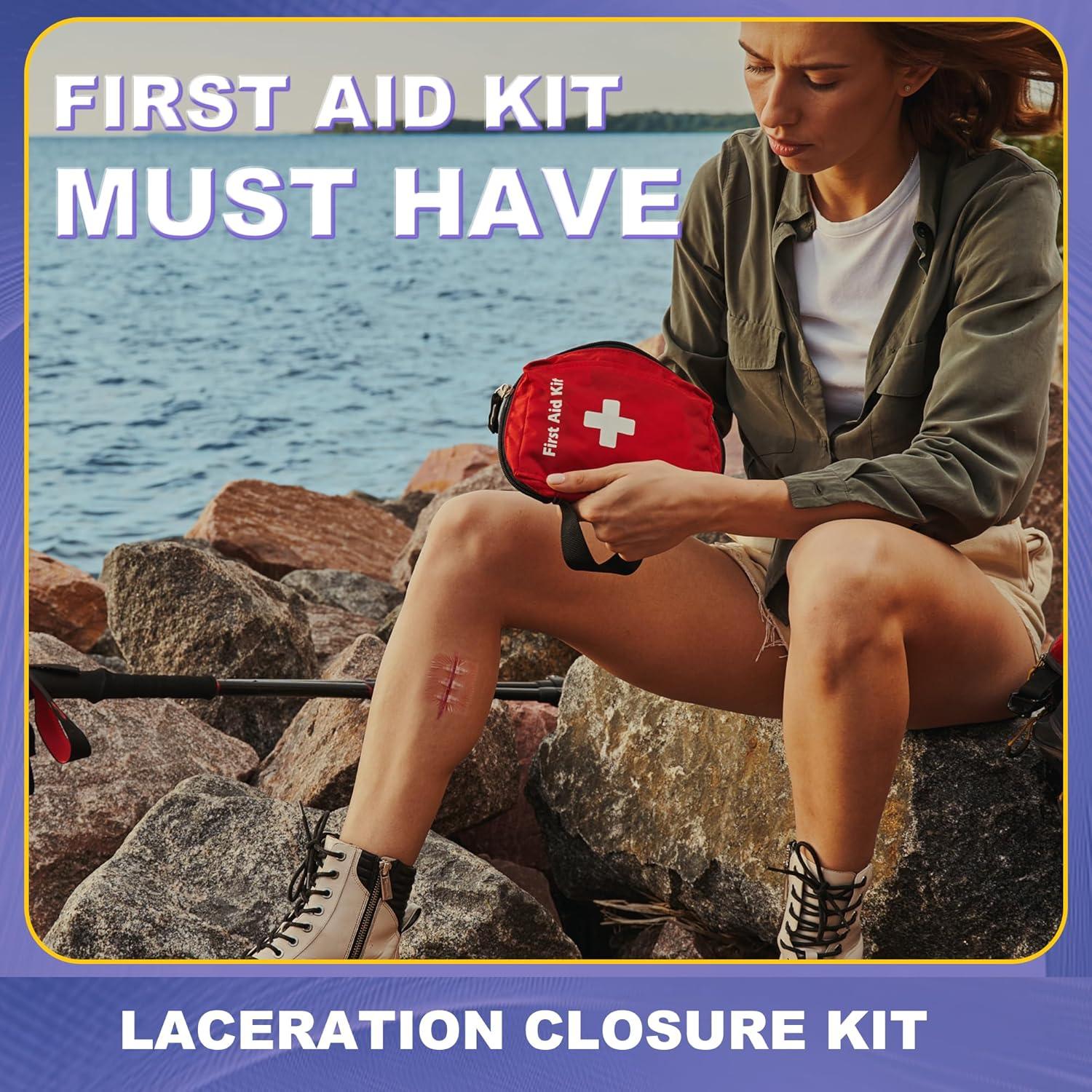 Kit de Cierre de Heridas Mariposa SYNTHGENE 4 Pcs 6.0-7.1cm