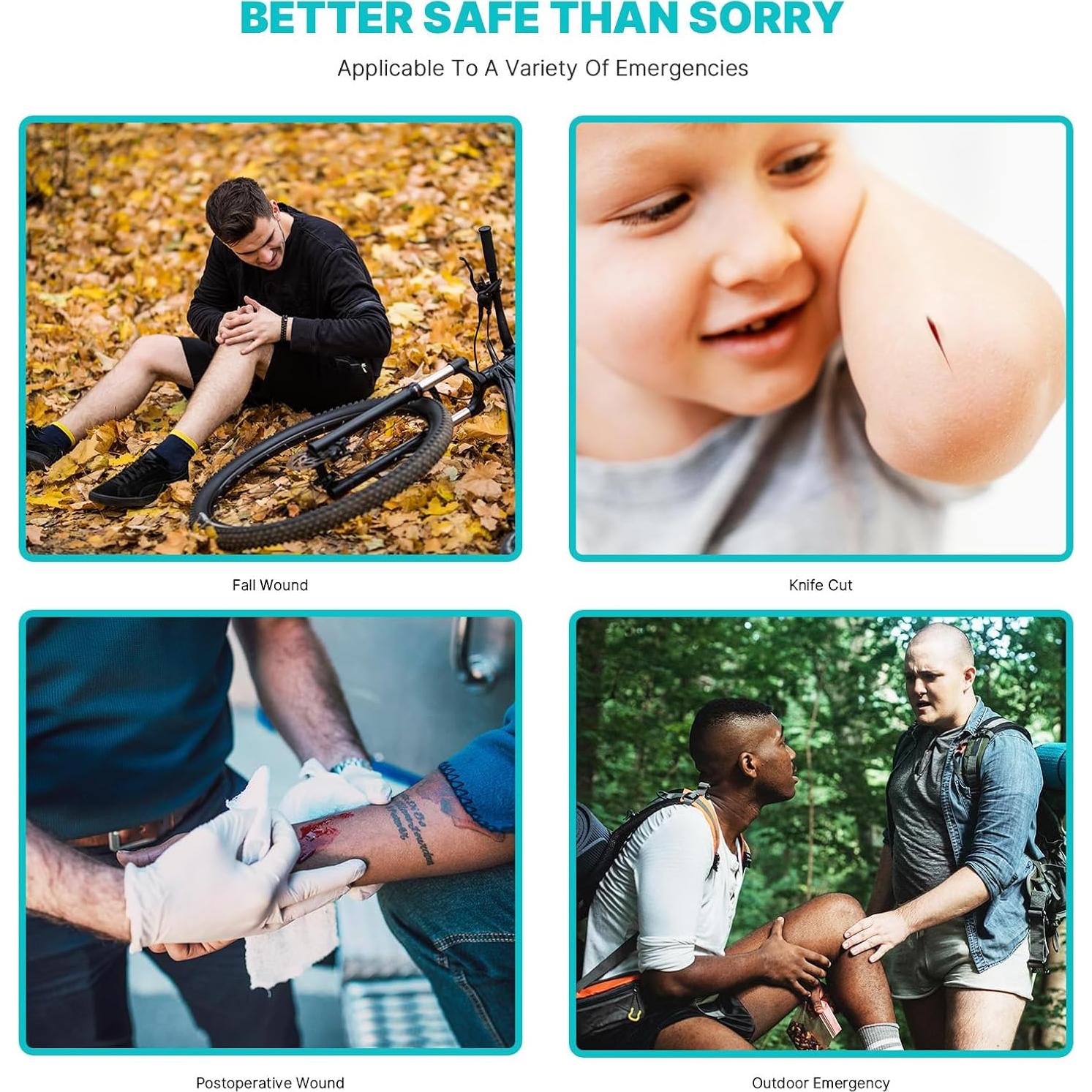 Tiras de Cierre de Heridas NETWALL 10 Pcs 8x2 cm