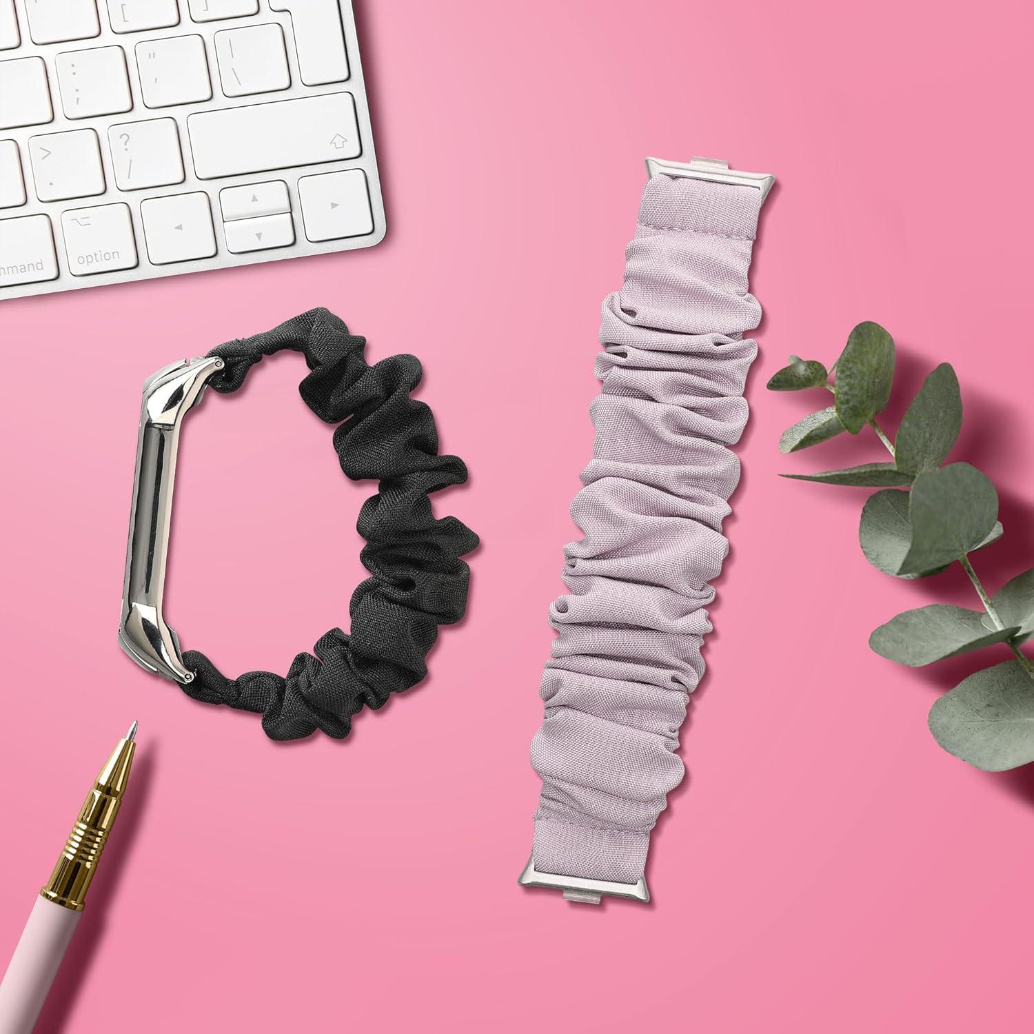 Correa de Reloj Scrunchie KWmobile Lavanda para Xiaomi Redmi Watch 4 / Band 8 Pro / Band 9 Pro - 14-19 cm