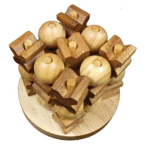 Juego Tres en Raya 3D de Madera Creative Crafthouse - Alta Calidad