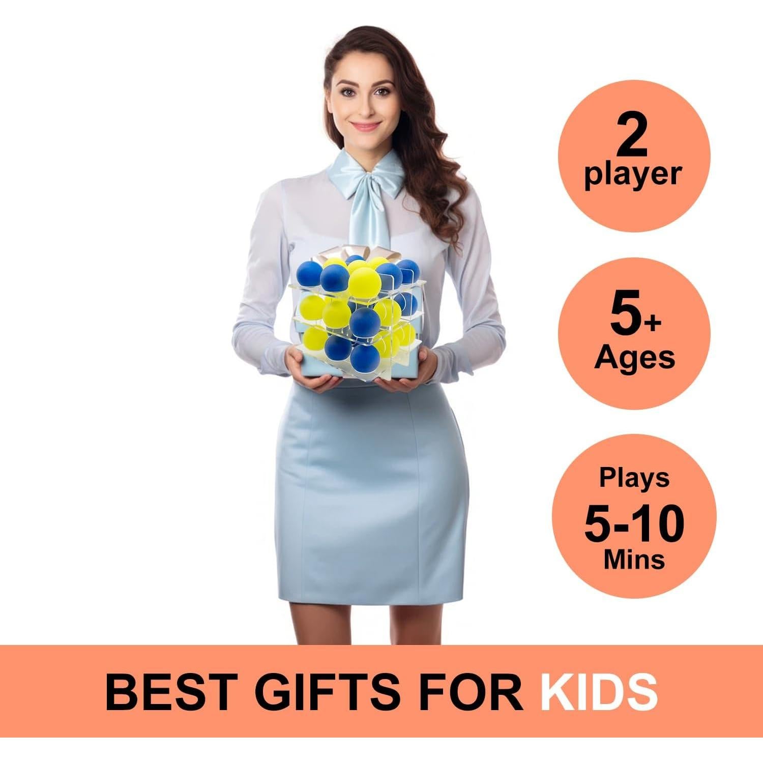 Juego de Tres en Raya 3D Qubic - Zhihe - Estrategia Familiar