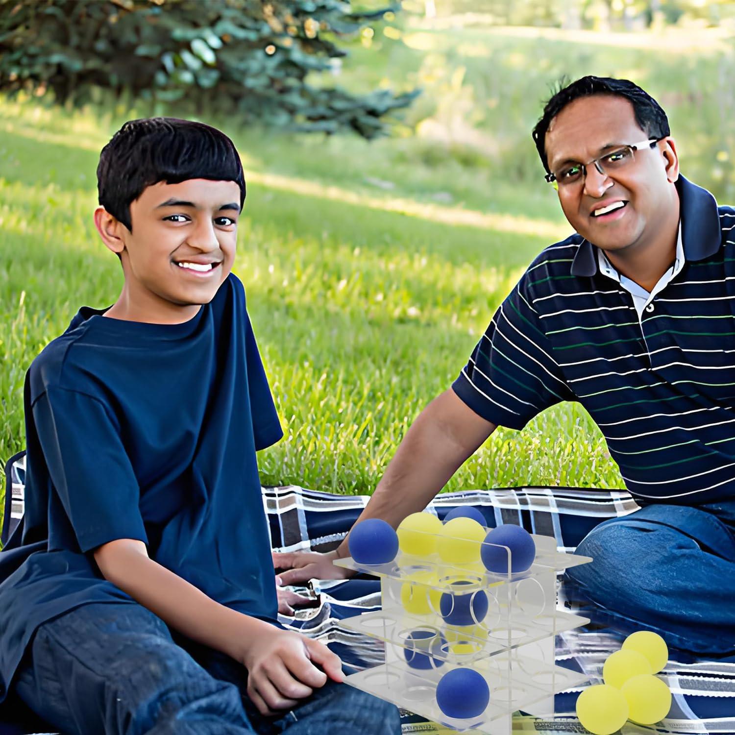 Juego de Tres en Raya 3D Qubic - Zhihe - Estrategia Familiar