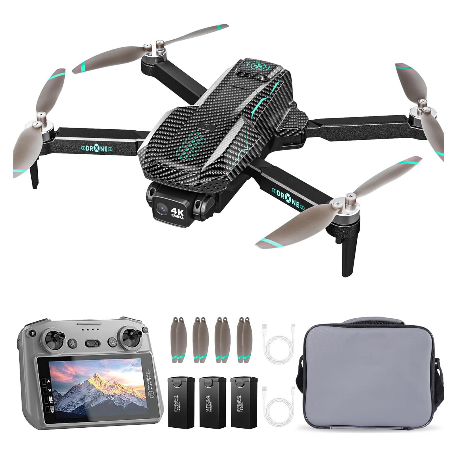 Drone GPS Punieayi ZY-80 PRO con cámara 4K y 90 min vuelo