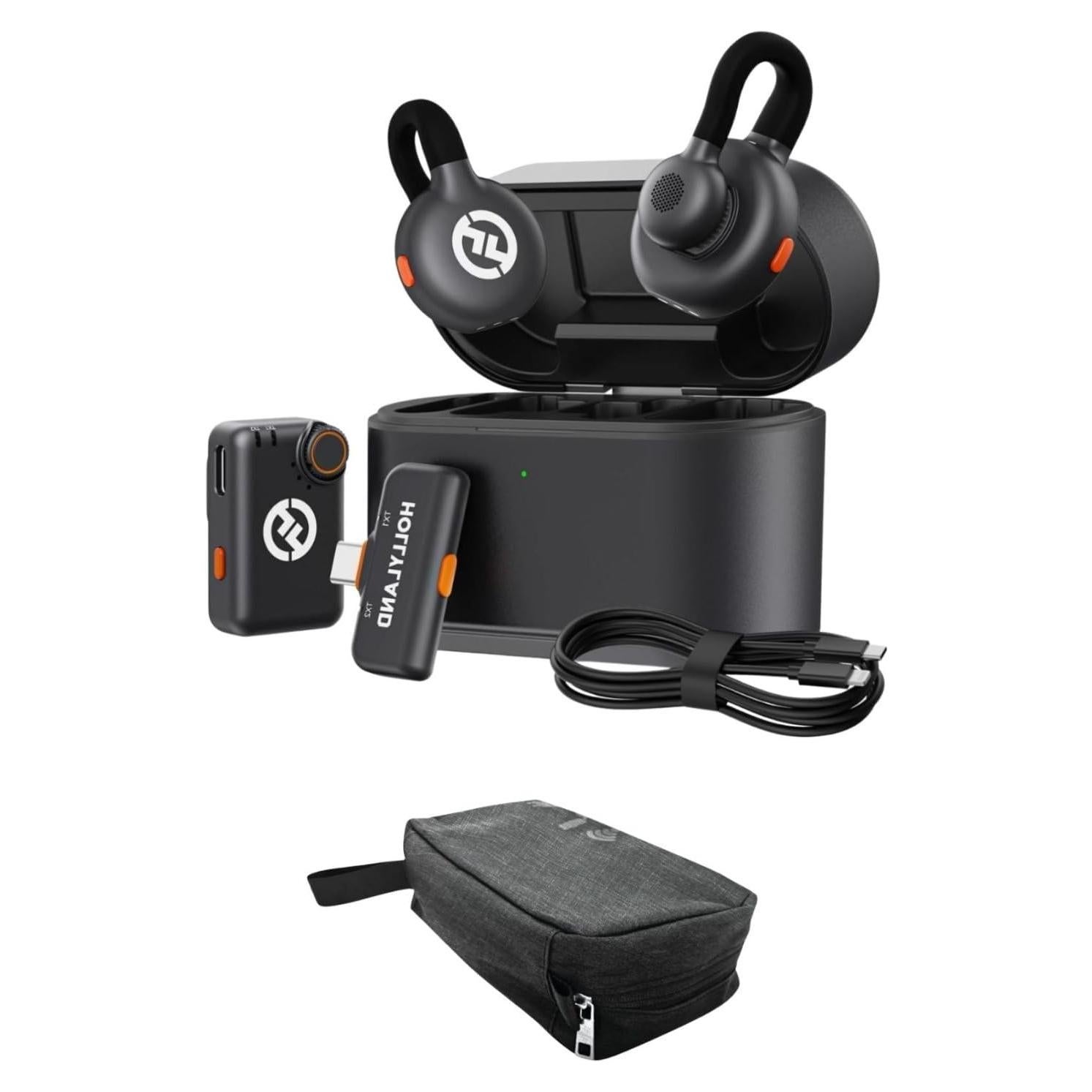 Micrófono Inalámbrico Hollyland Lark M2S Combo con Estuche Maxell